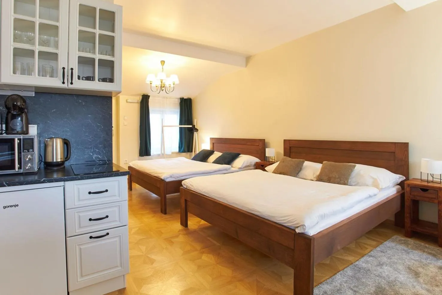 Bed in River View Residence by Charles Bridge