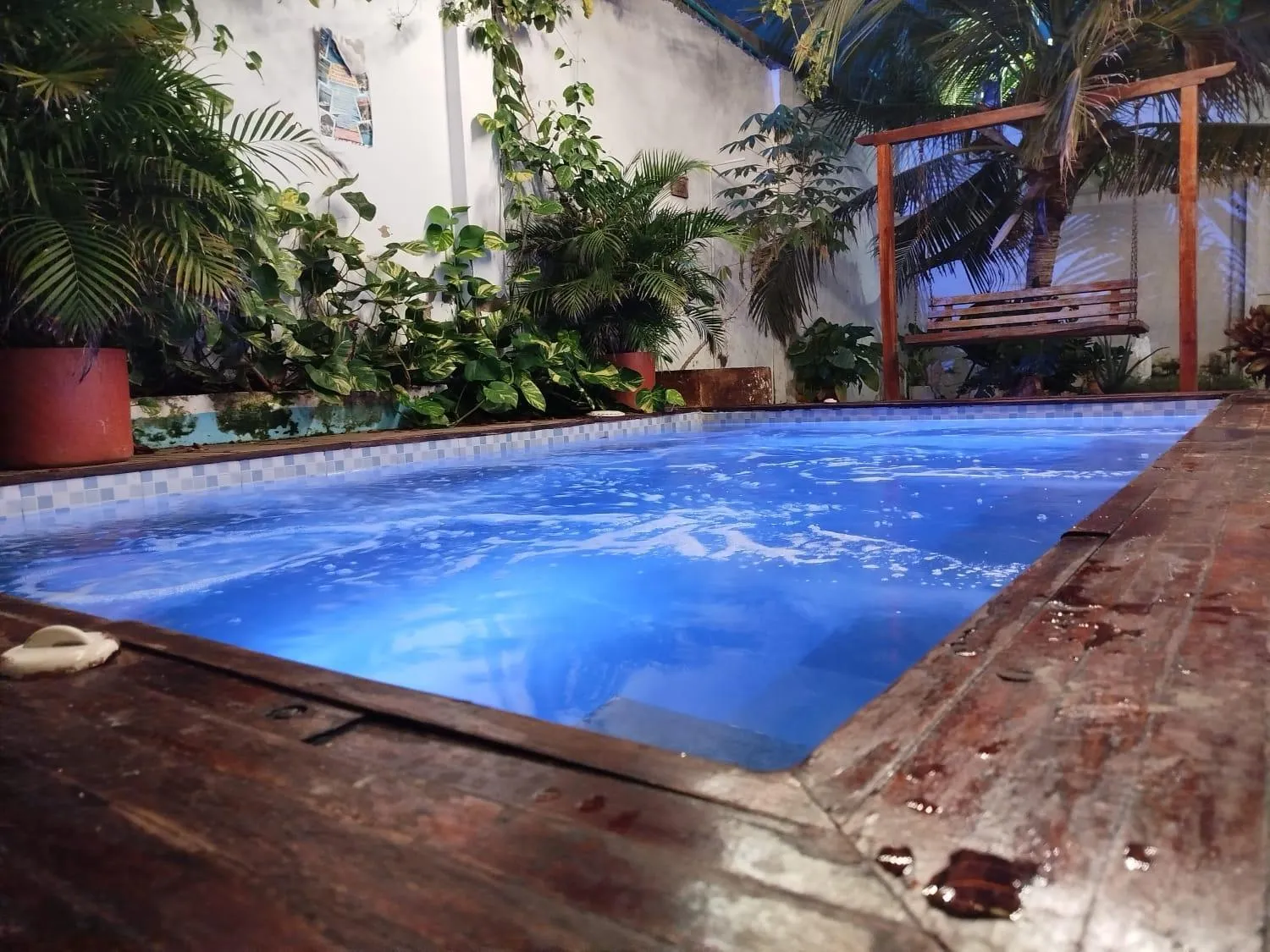 Swimming pool in HOSTAL LA BOQUILLA