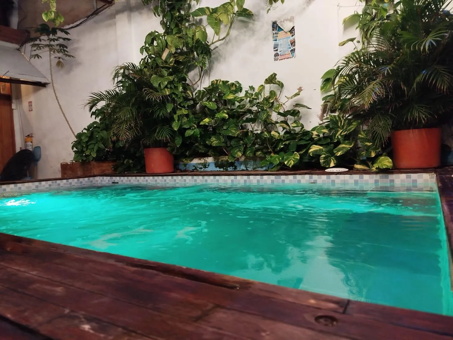 Pool view in HOSTAL LA BOQUILLA