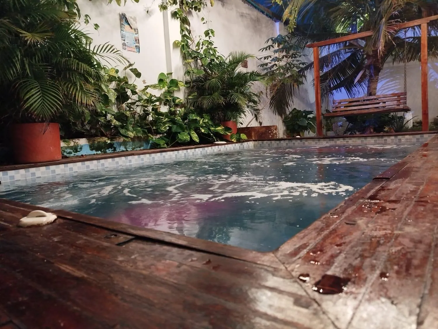 Pool view in HOSTAL LA BOQUILLA