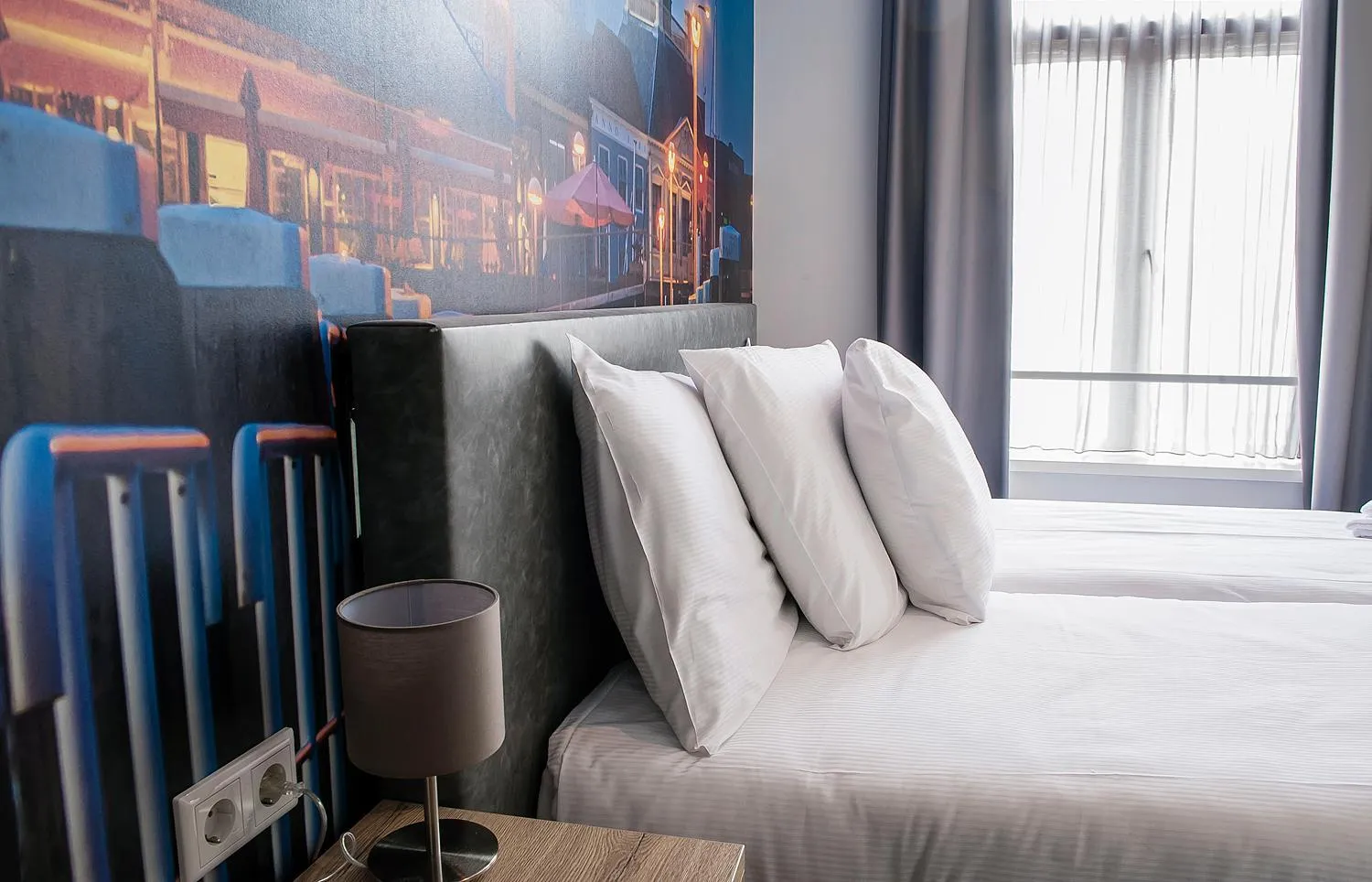 Decorative detail, Bed in City2Beach Hotel