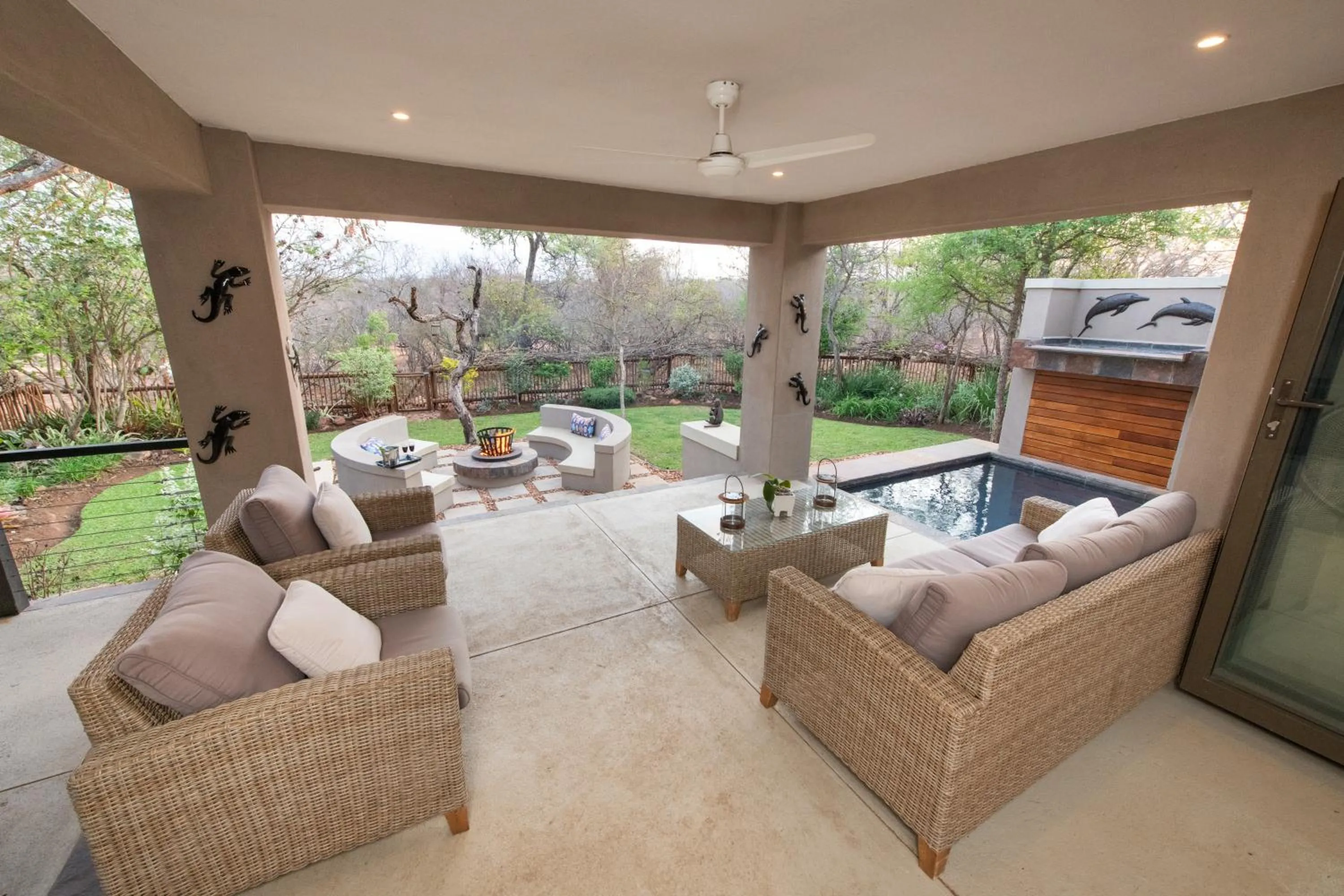 Patio in Nyaleti Lodge