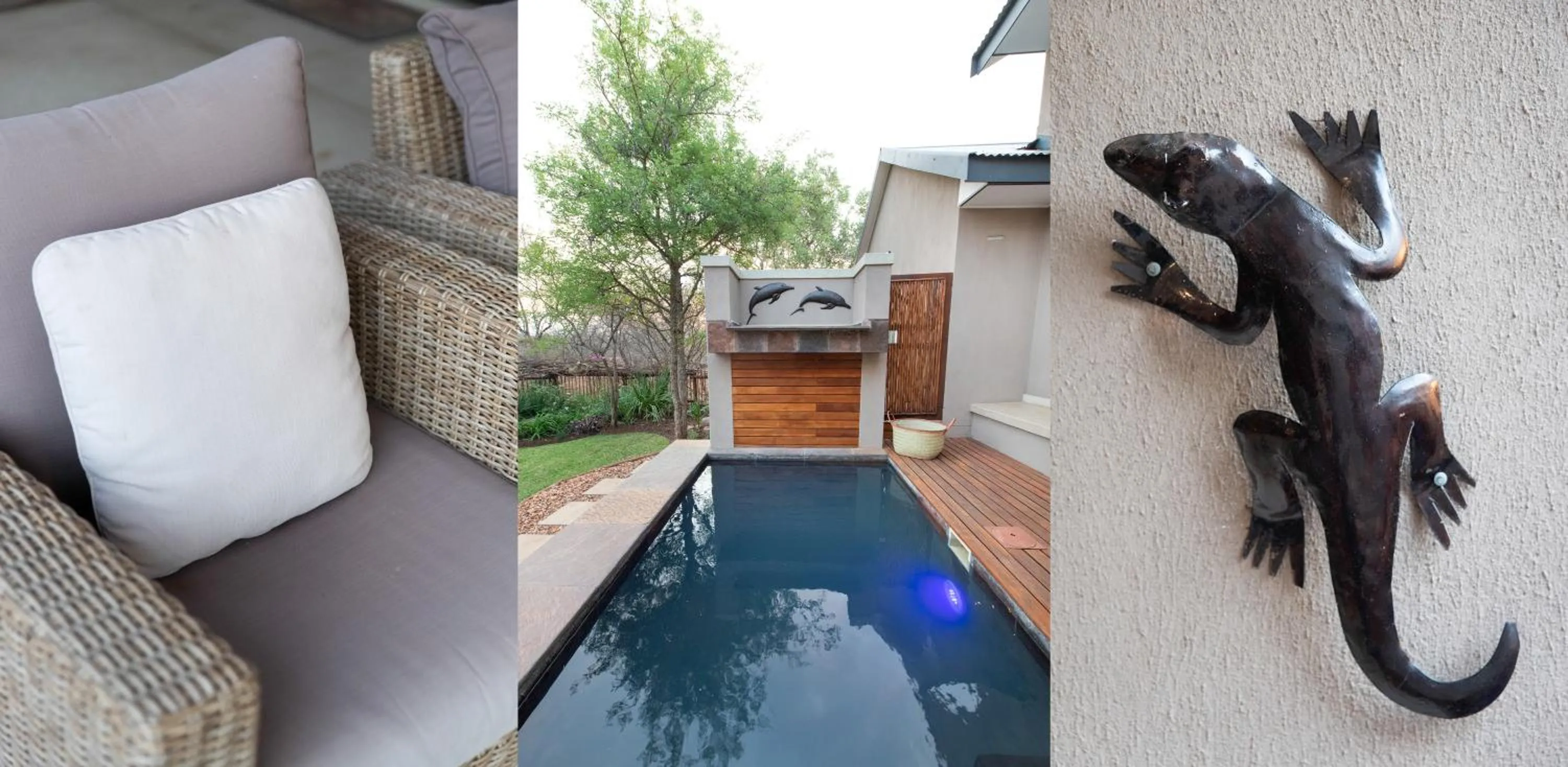 Decorative detail in Nyaleti Lodge