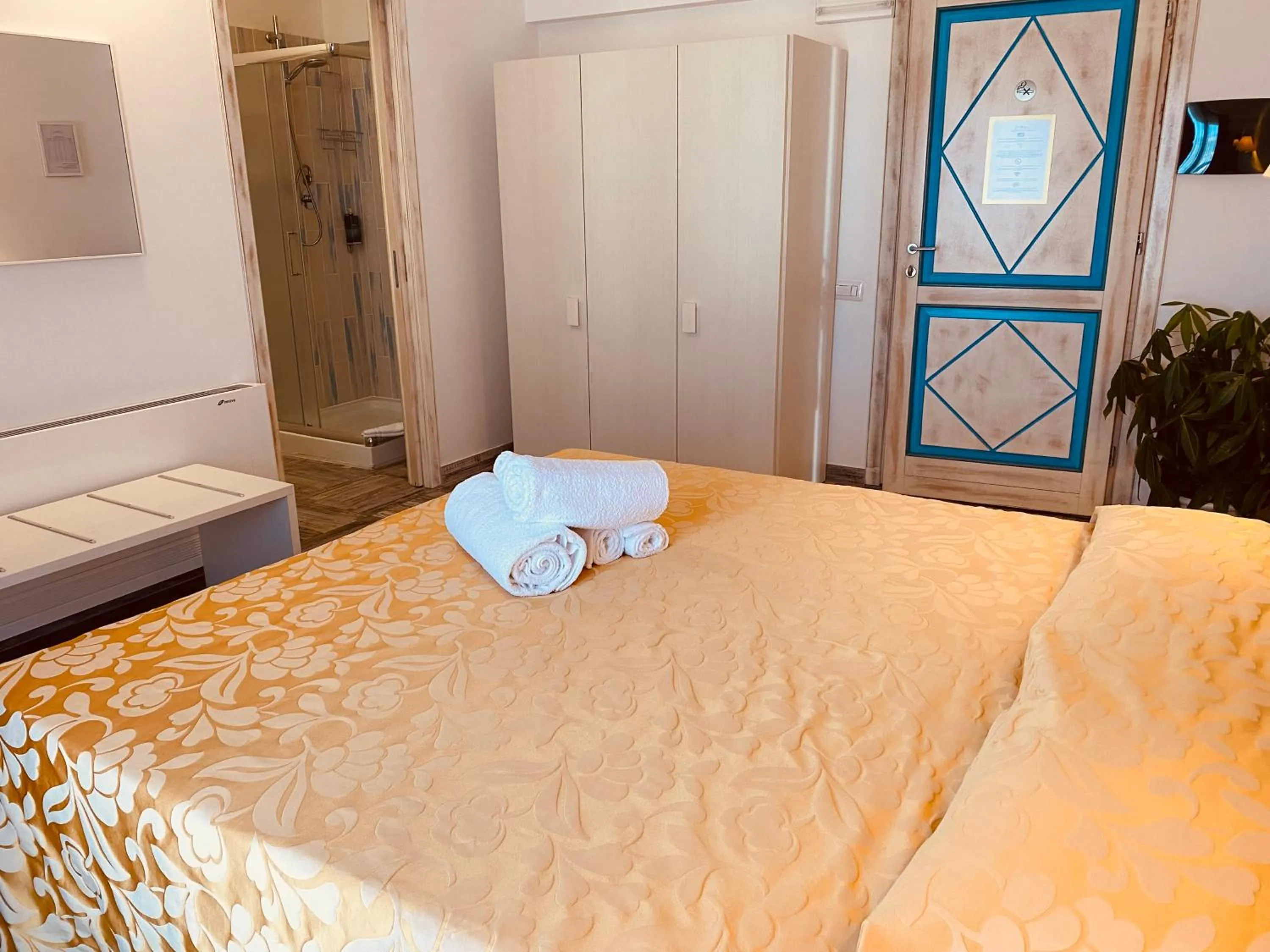 Bed in Hotel Muita di Mari