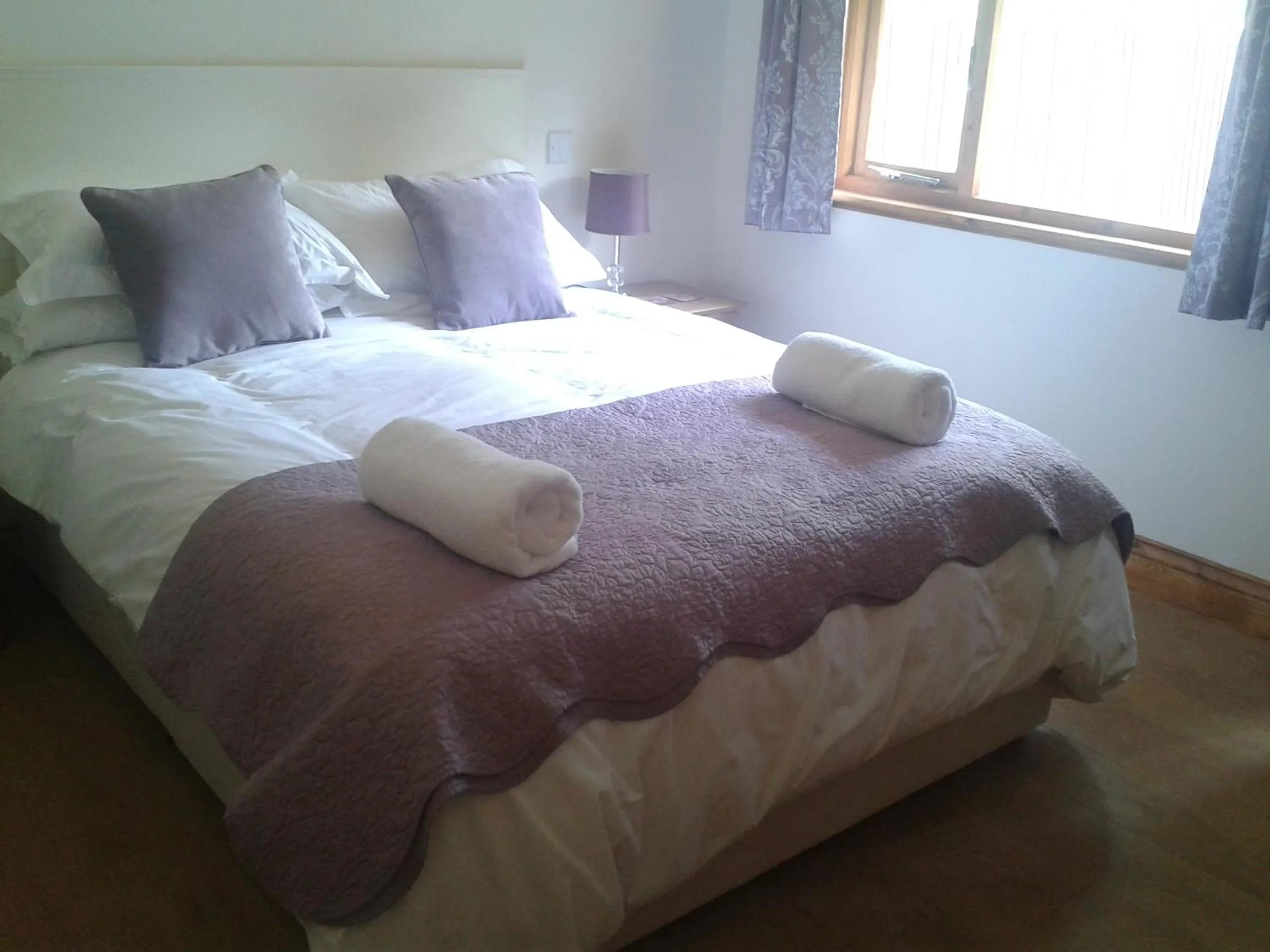 Bed in Manor Garden Lodge
