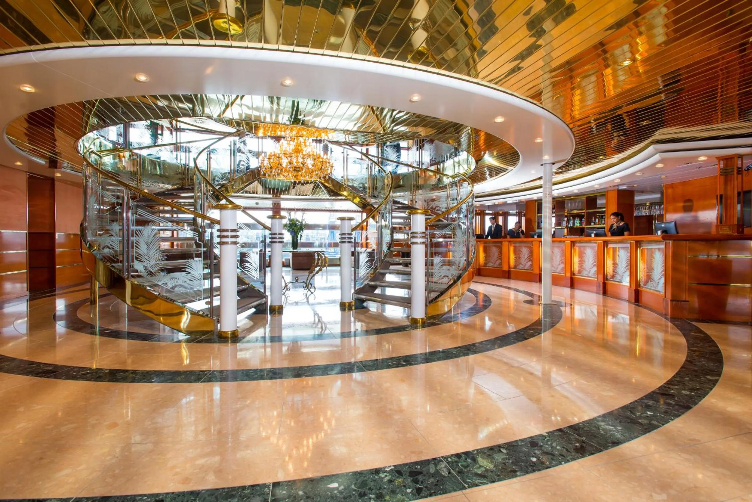 Lobby or reception in Sunborn London Yacht Hotel