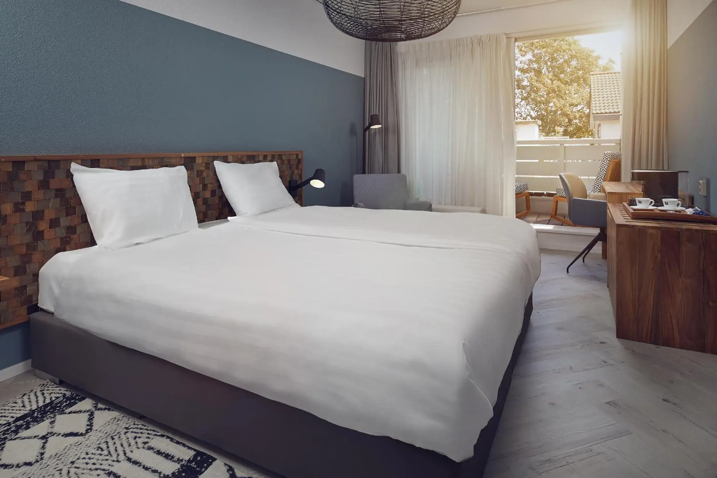 Comfort room with garden view in Romantik Badhotel Renesse Comfort room with garden view in Romantik Badhotel Renesse