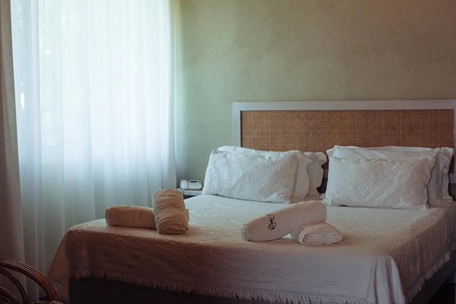 Bed in La Pampa Relais & Spa