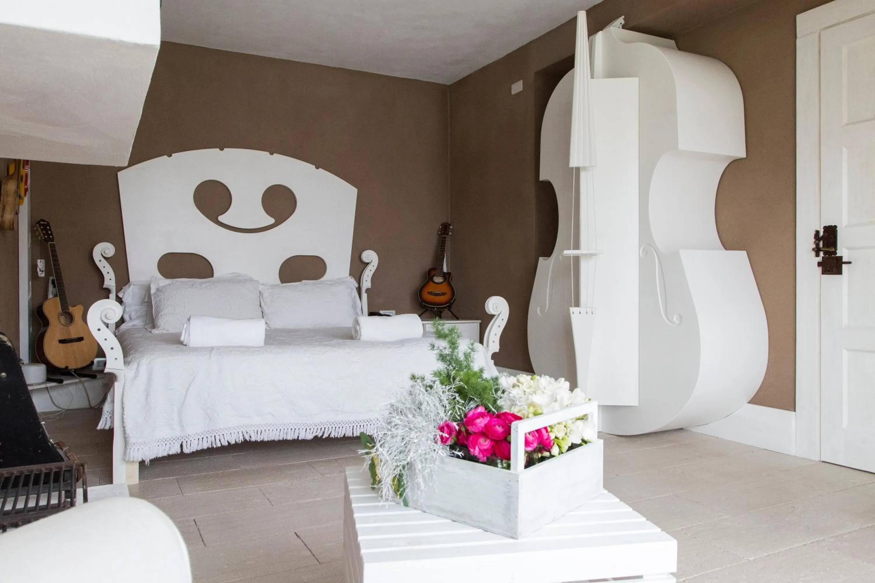 Bed in La Pampa Relais & Spa