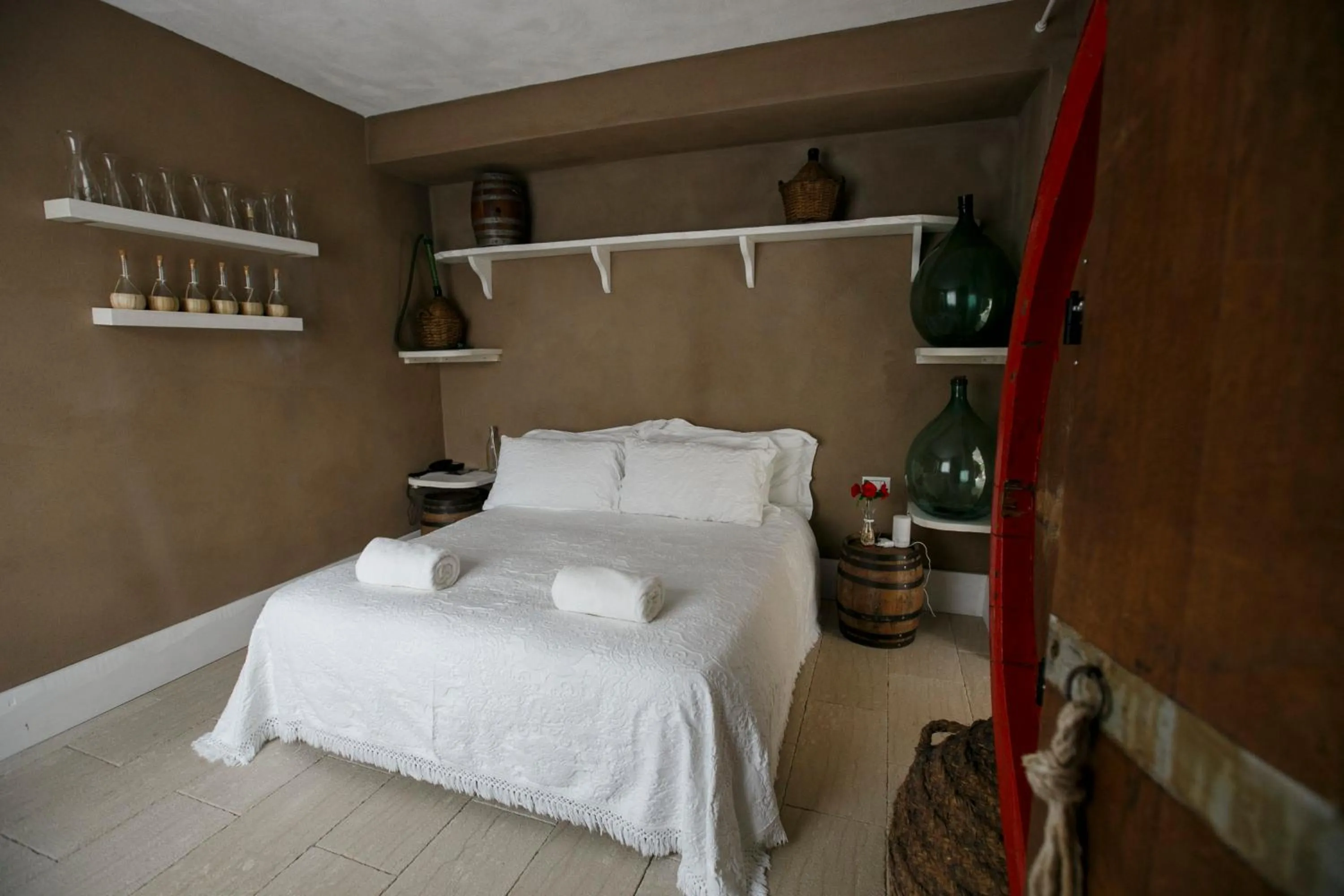 Bed in La Pampa Relais & Spa