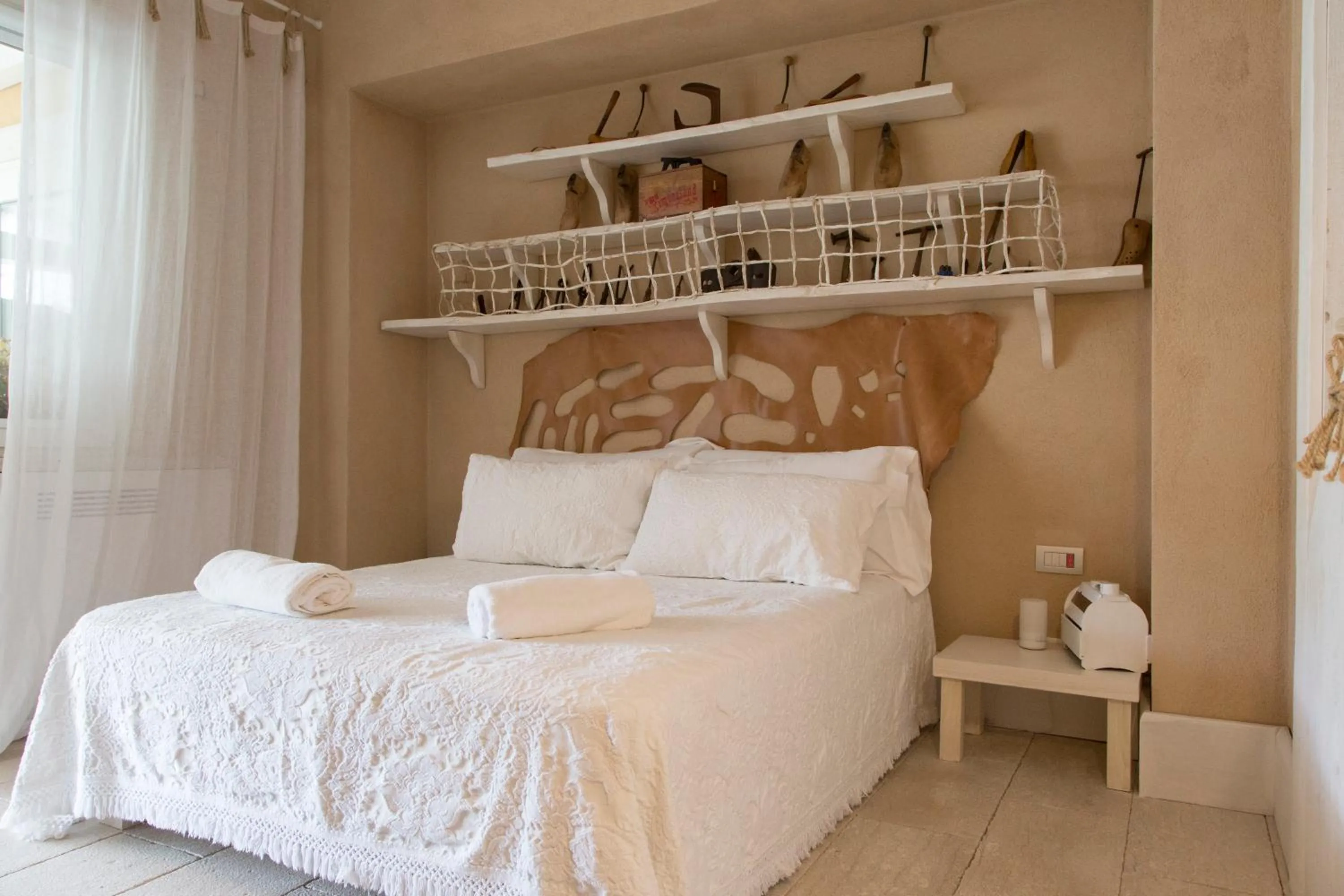 Bed in La Pampa Relais & Spa