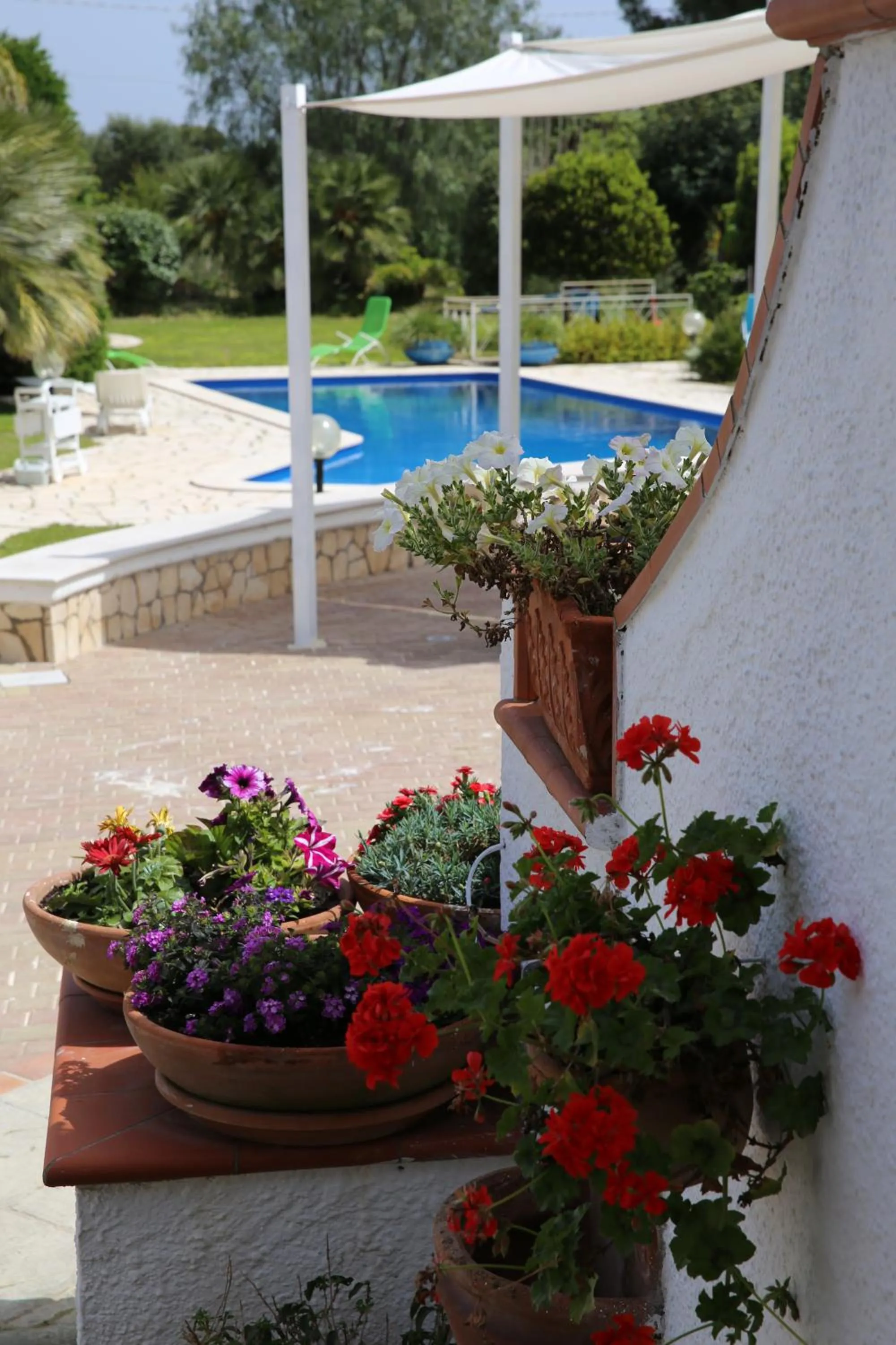 Garden in B&B Le Vele