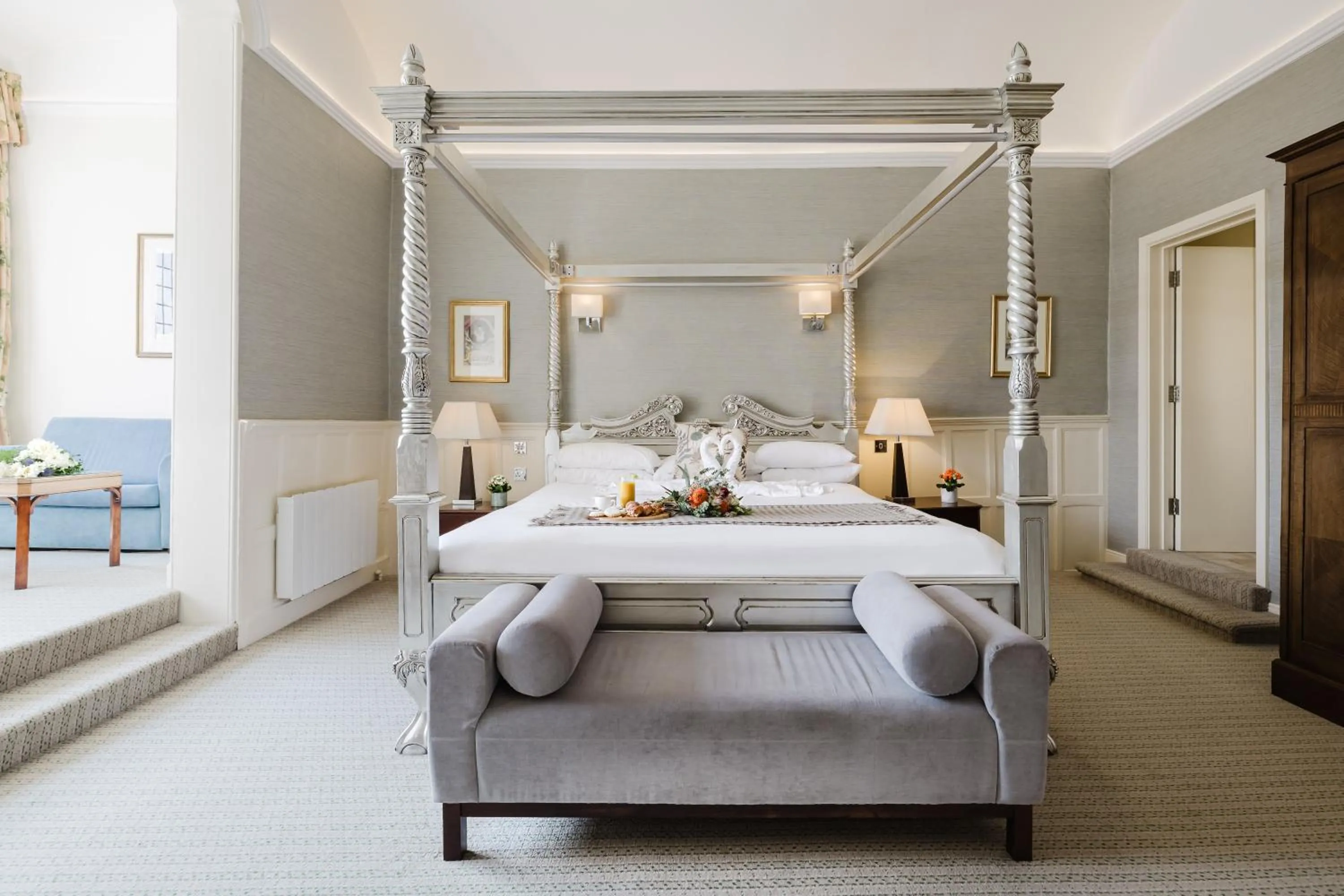 Bed in Winchester Royal Hotel