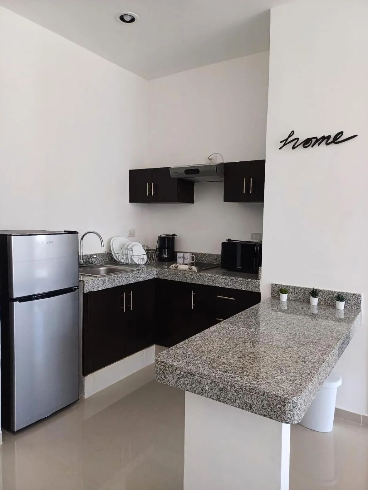 Kitchen or kitchenette in Hotel & Suites Yuca Ville Siglo XXI