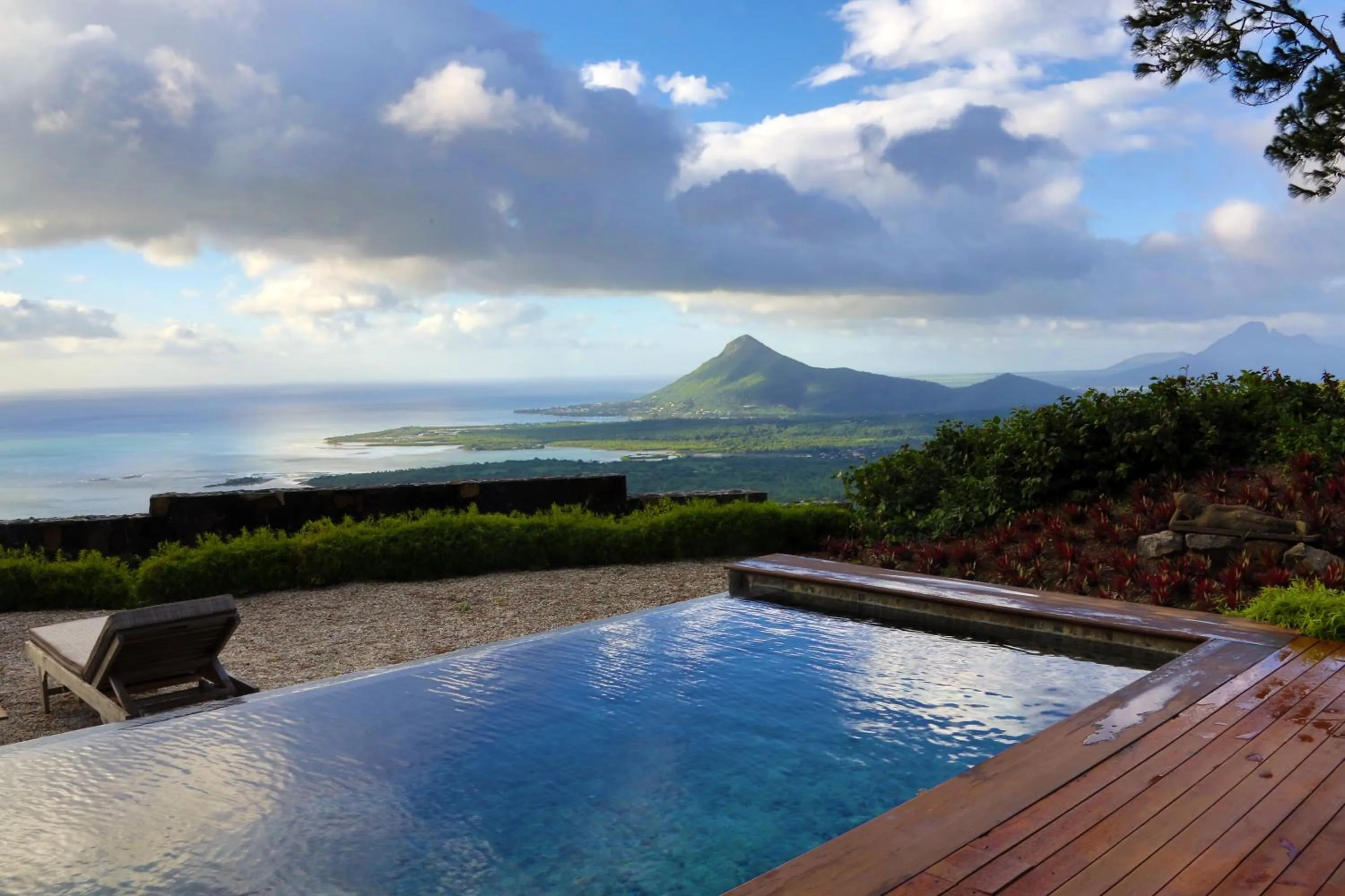 Mountain view in Lakaz Chamarel Exclusive Lodge