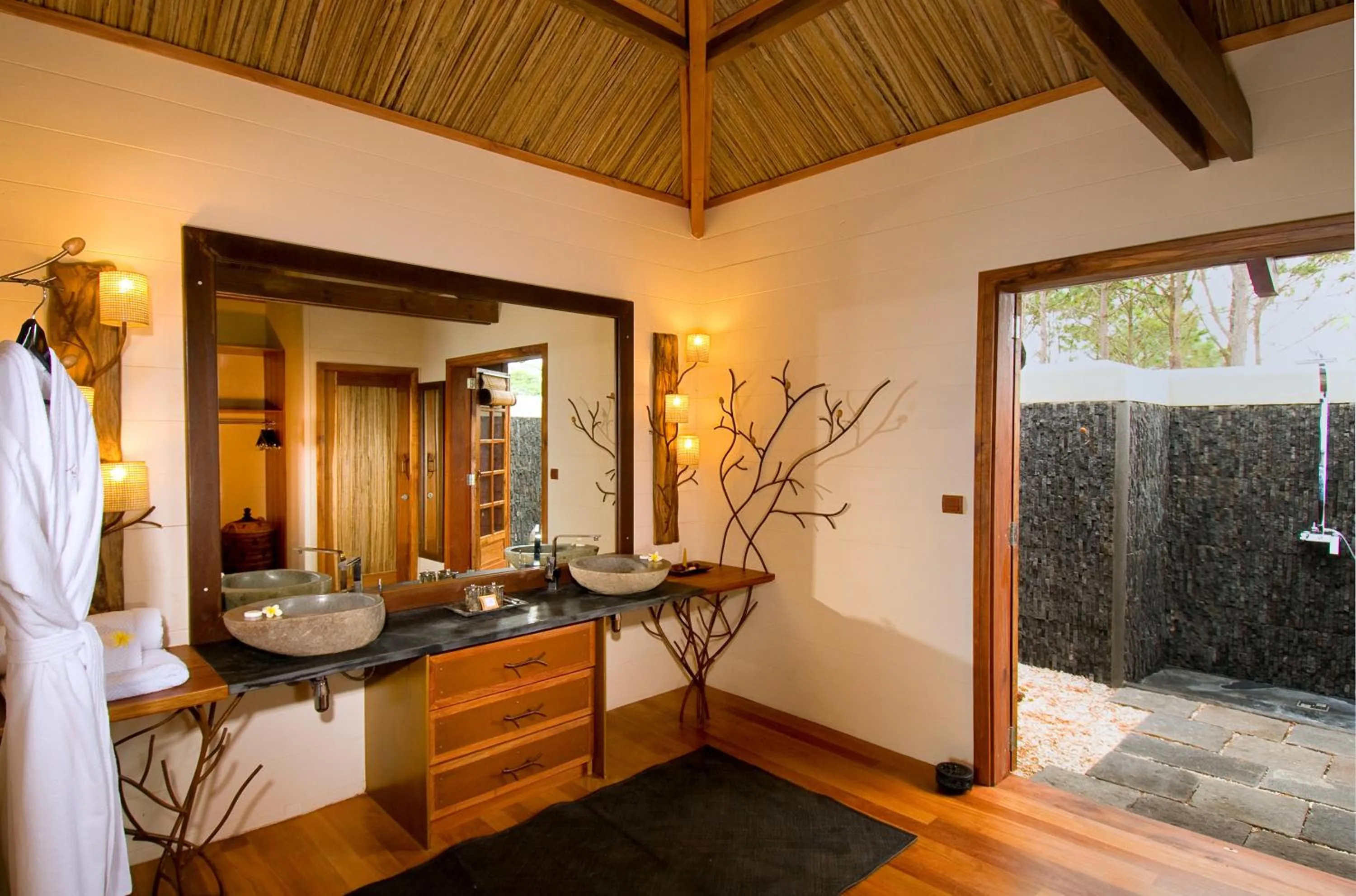 Bathroom in Lakaz Chamarel Exclusive Lodge