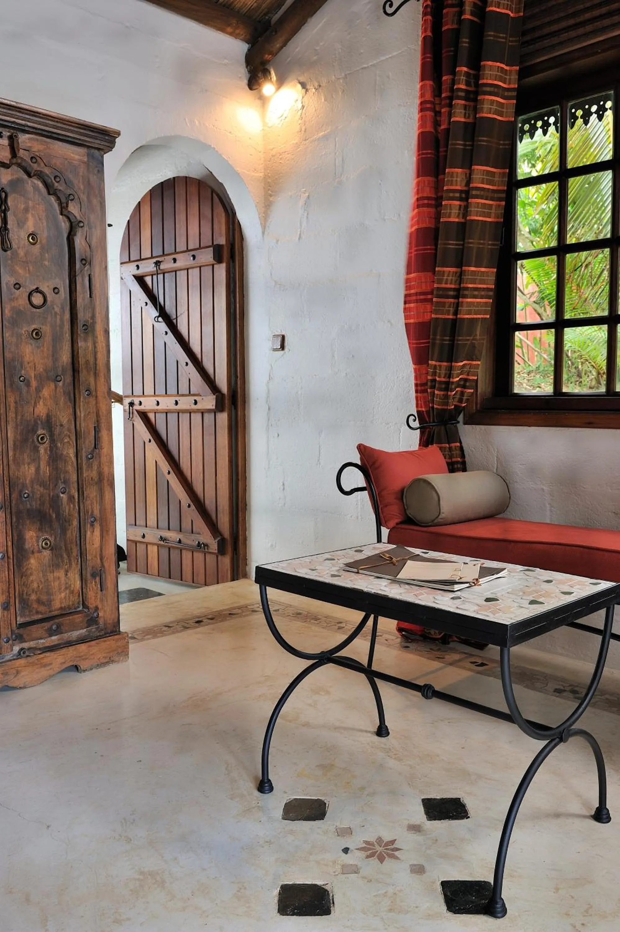 Seating area in Lakaz Chamarel Exclusive Lodge