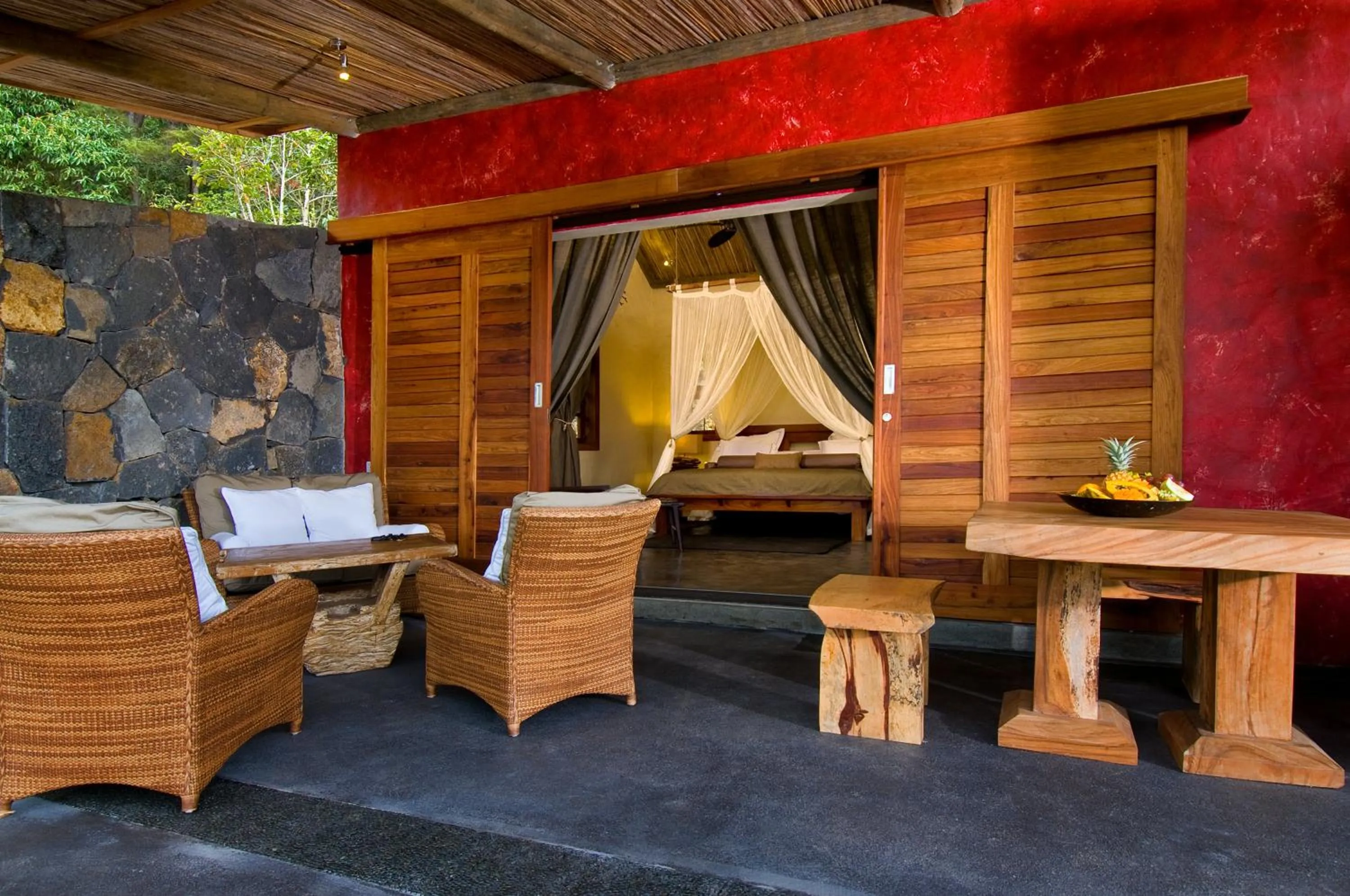 Patio in Lakaz Chamarel Exclusive Lodge