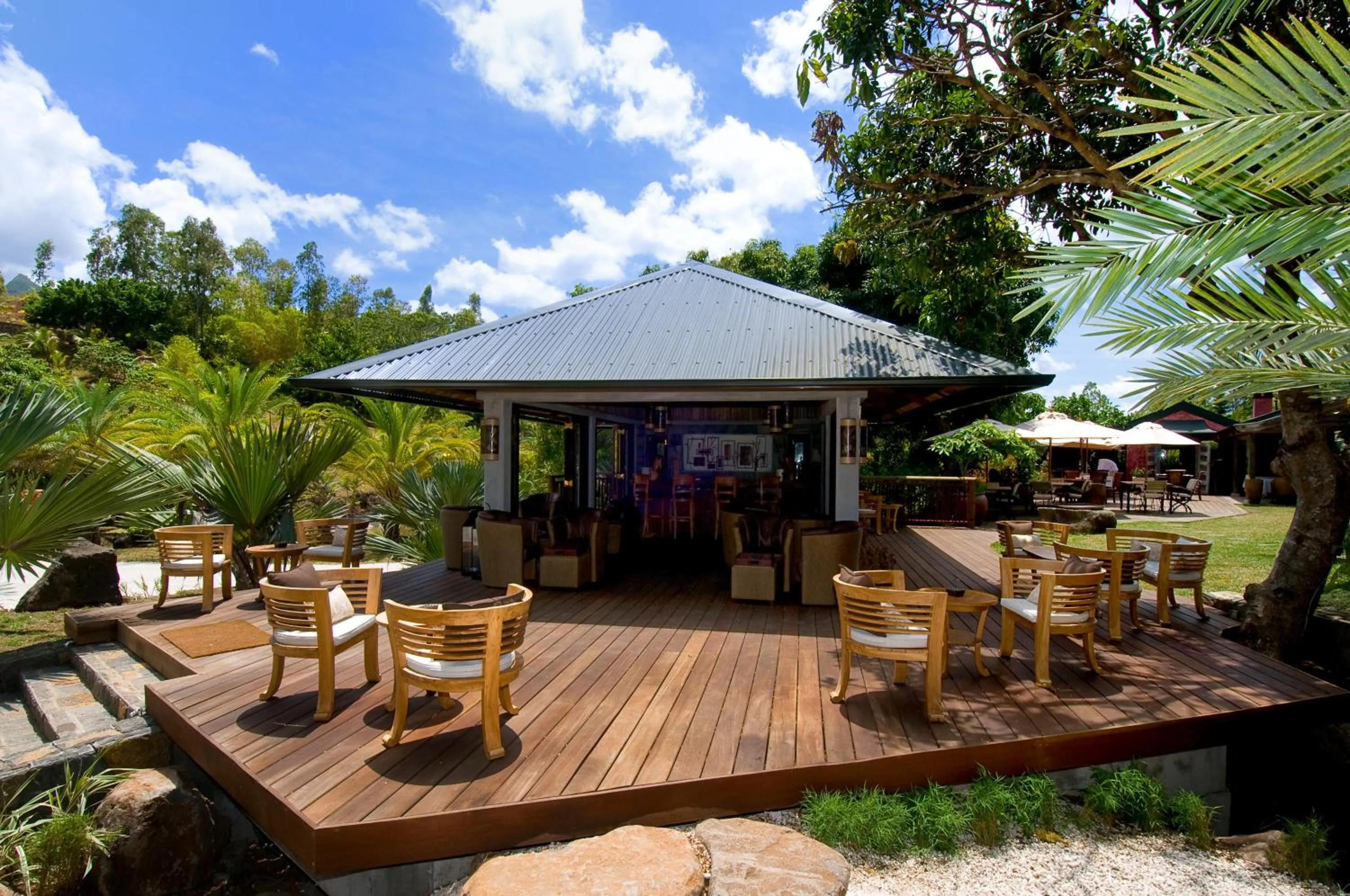 Restaurant/places to eat in Lakaz Chamarel Exclusive Lodge
