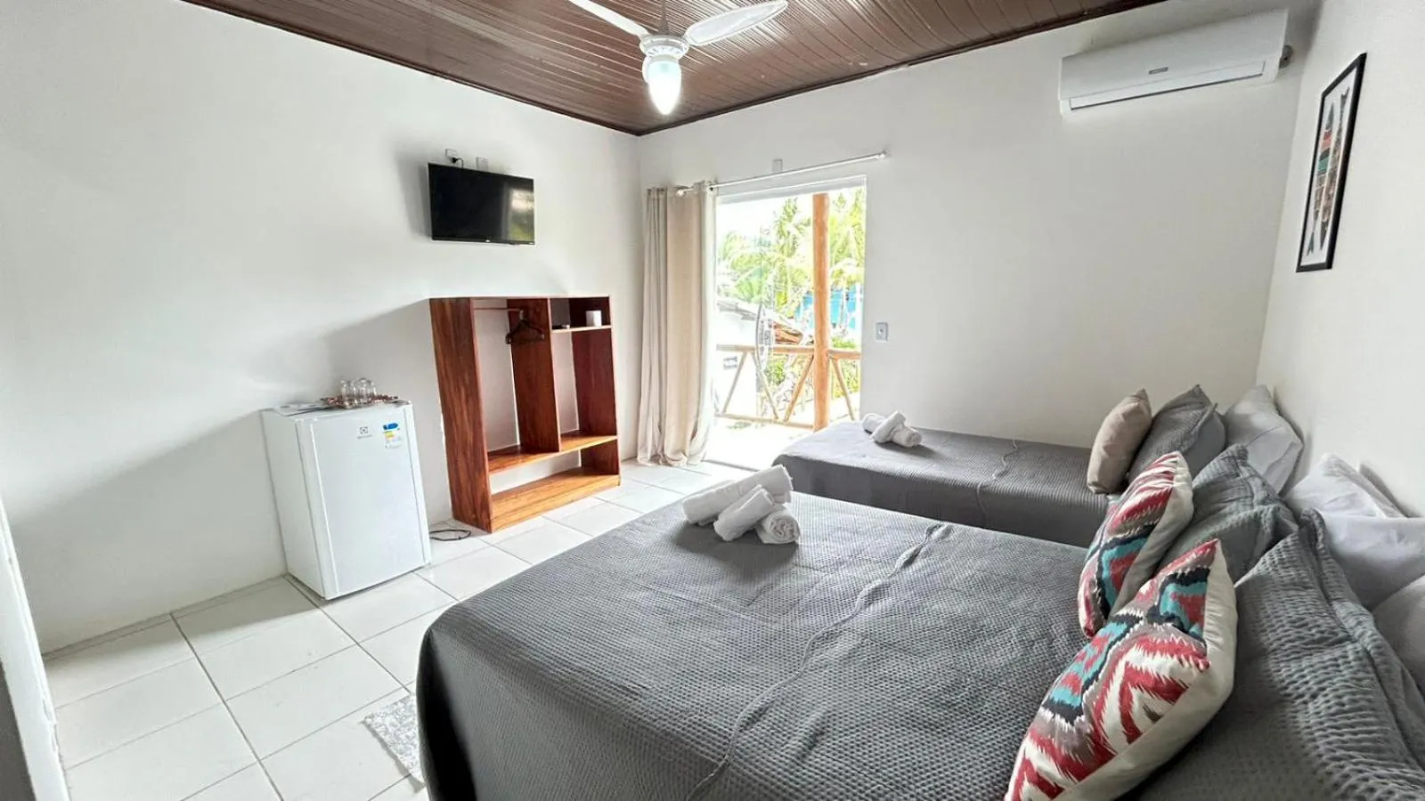 Bed in Pousada Oceano Atlântico