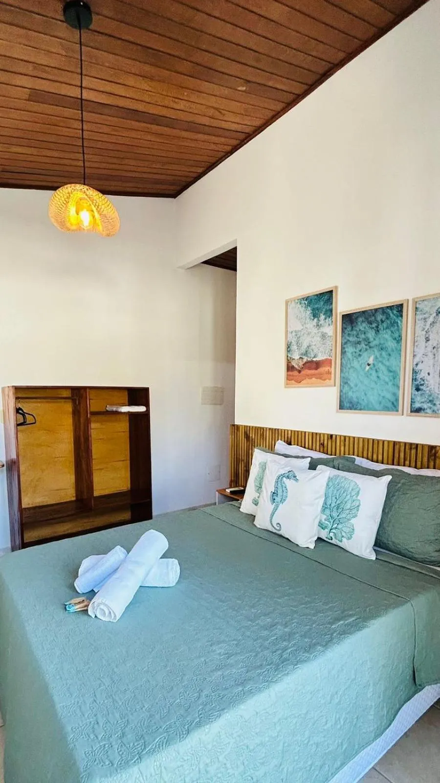 Bed in Pousada Oceano Atlântico