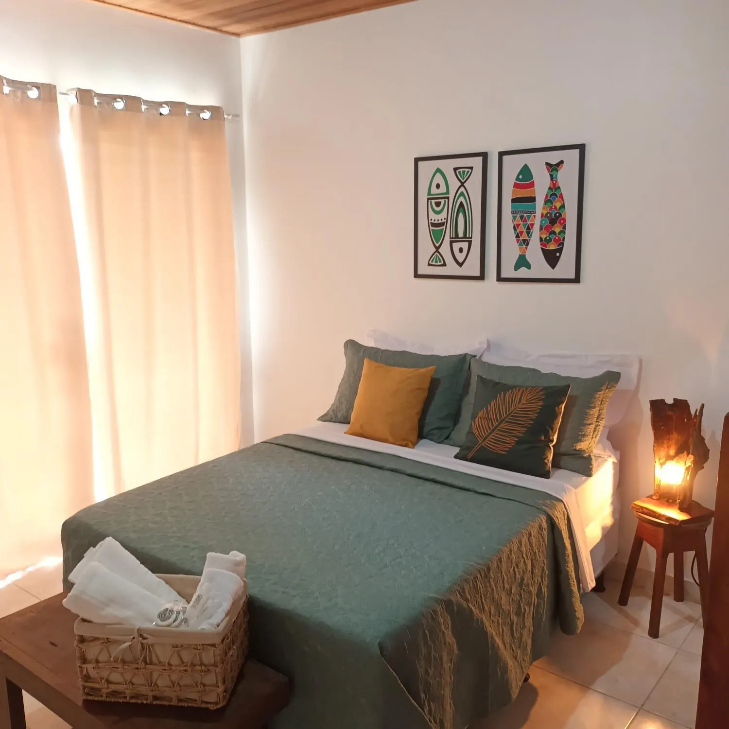 Bed in Pousada Oceano Atlântico