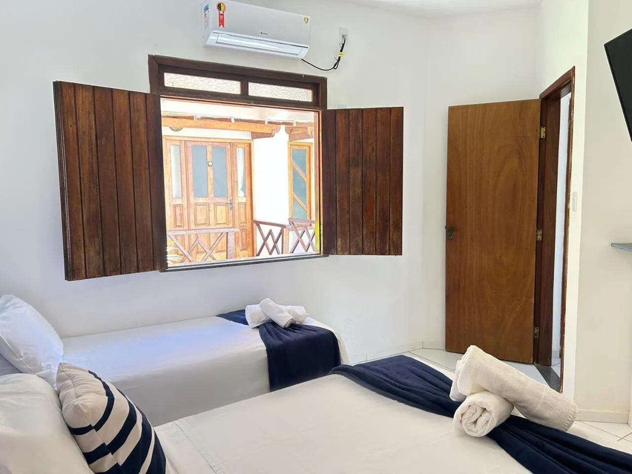 Bed in Pousada Oceano Atlântico