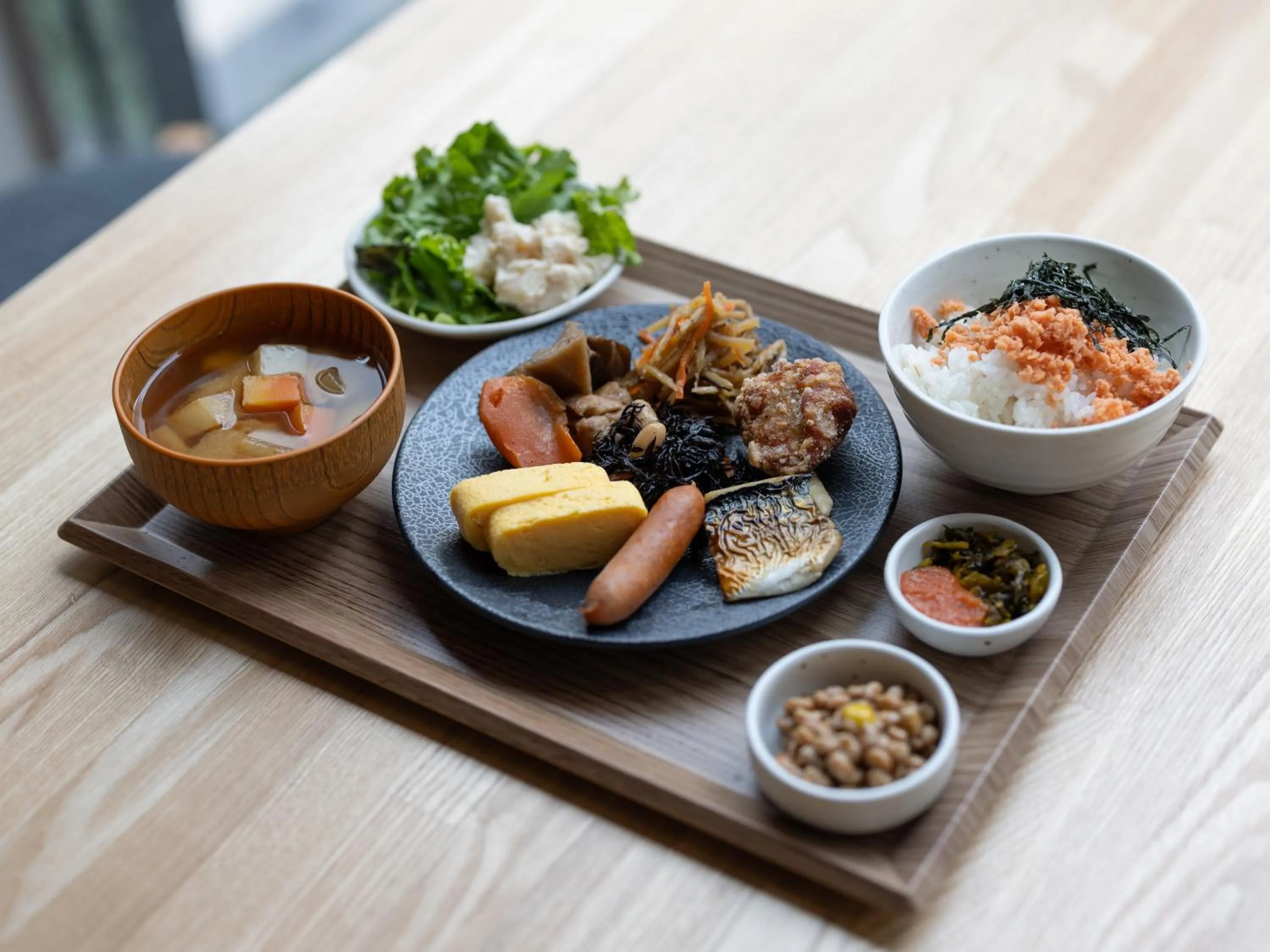 Breakfast in APA Hotel Hatchobori Ekimae