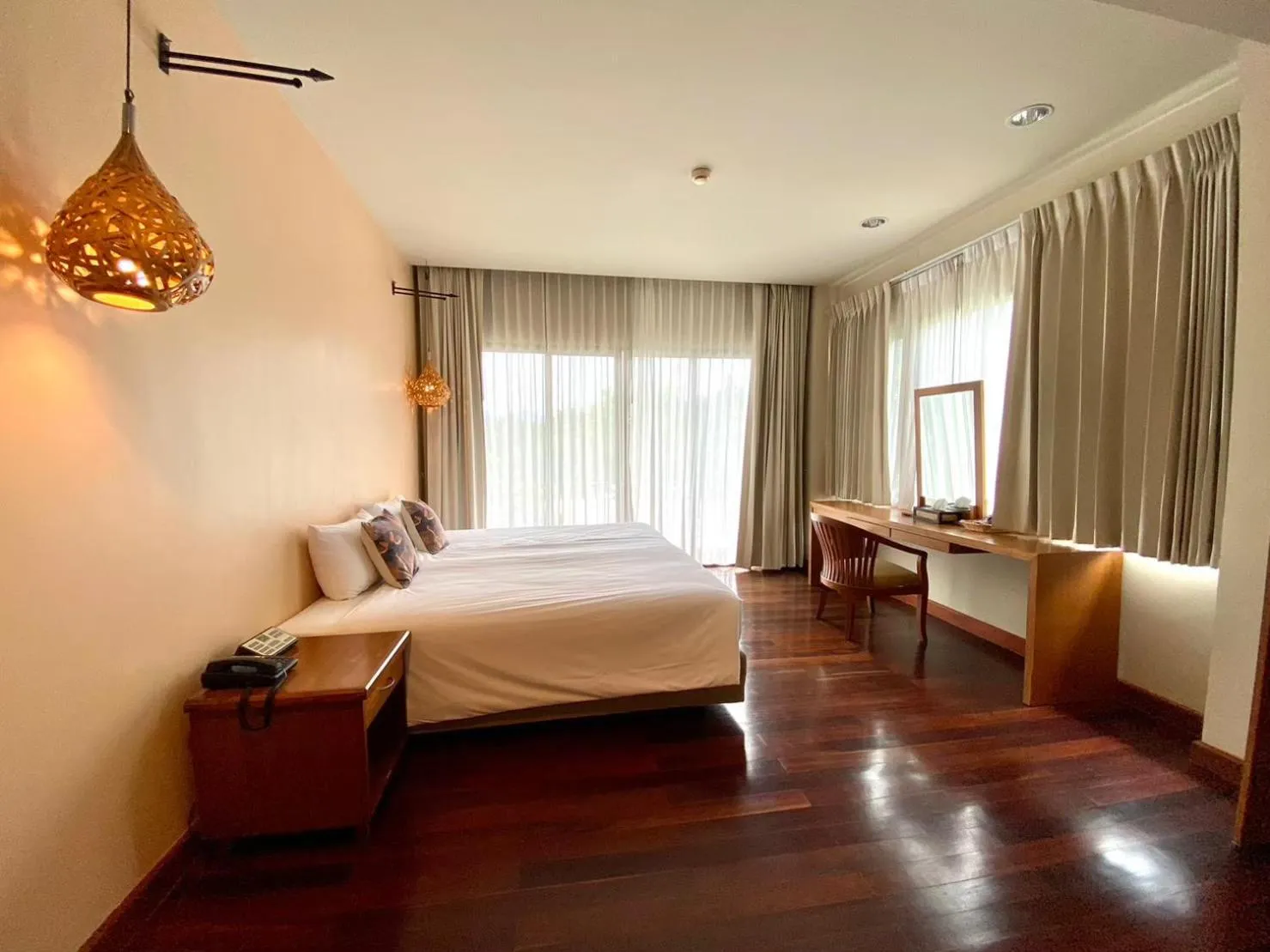 Bed in Patravana Resort