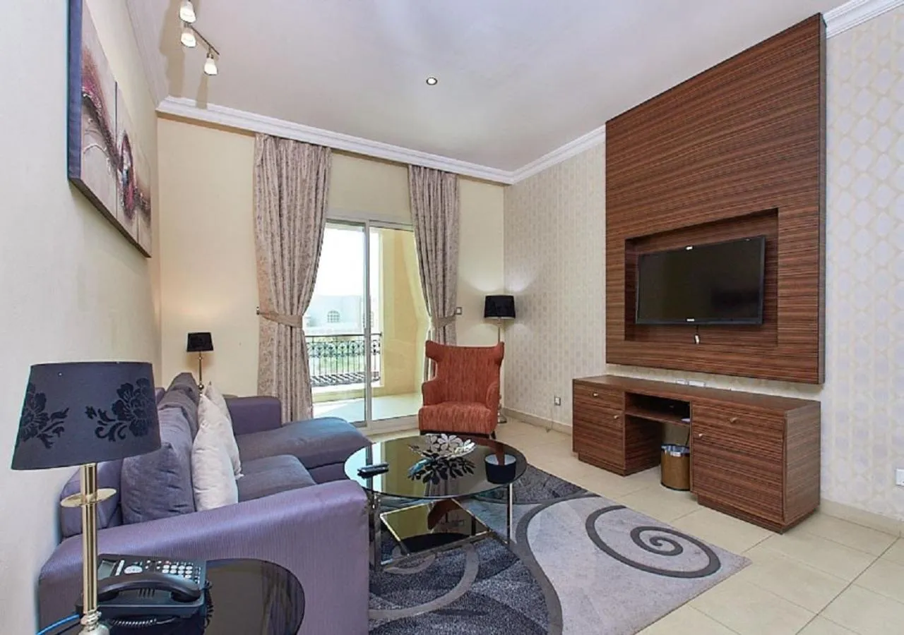 Living room in Mughal Suites