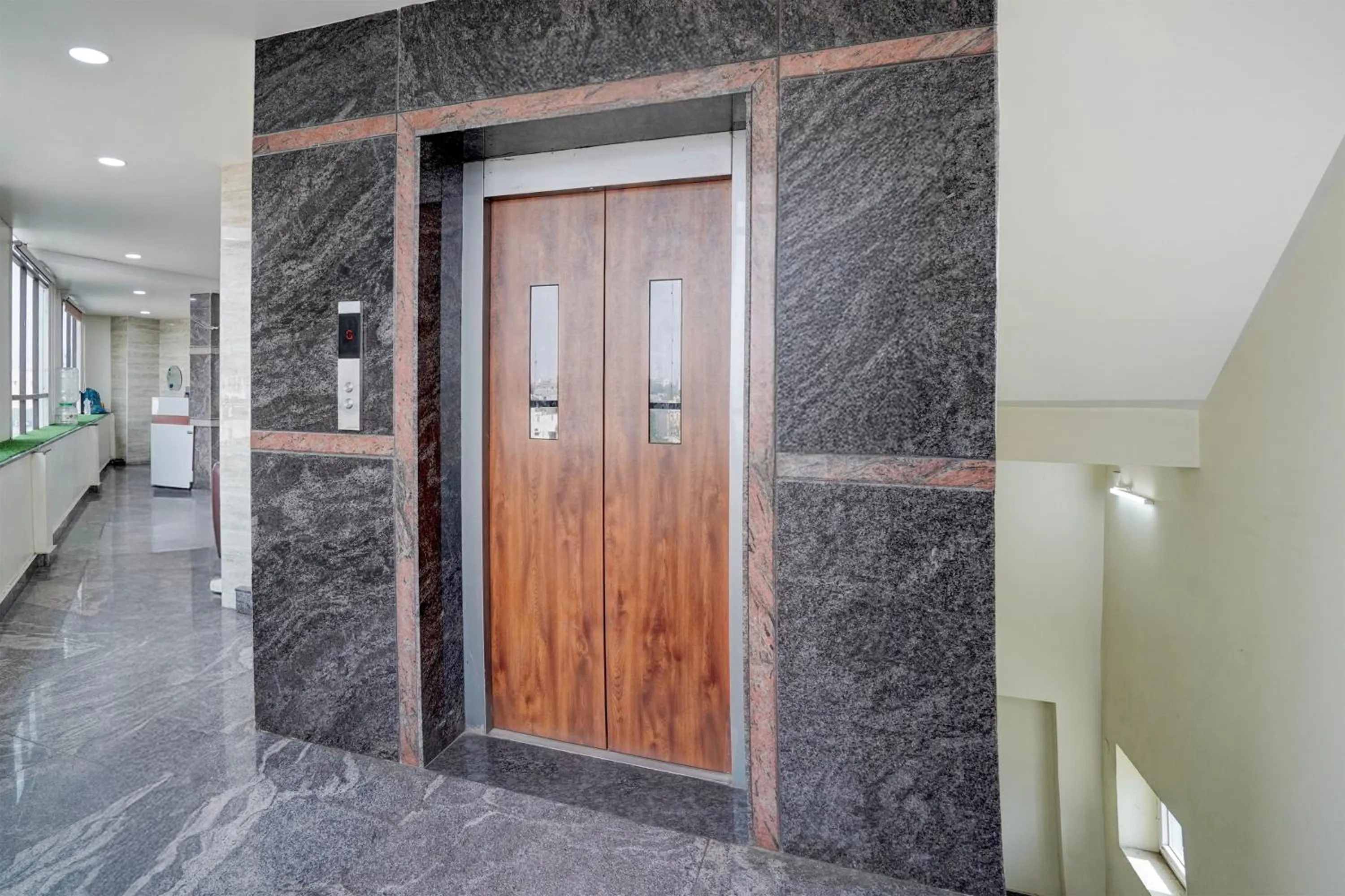 Facade/entrance in Hotel O Magunta Layout Nellore Formerly The Paradise Guest Inn