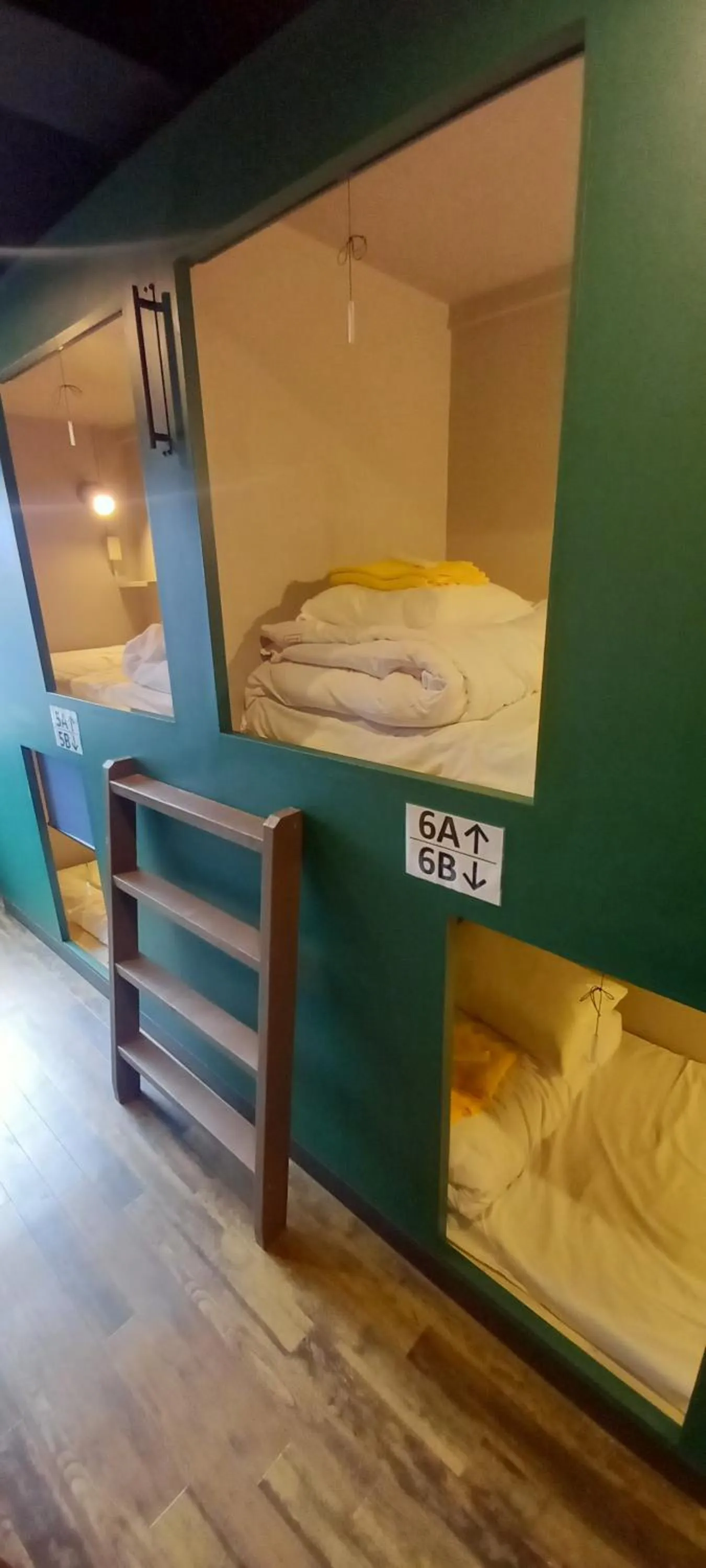 Bed in Wasabi Mita Hotel