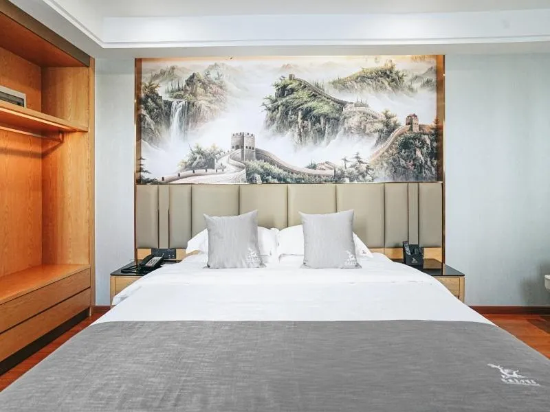 Bed in GreenTree Eastern Hotel Anshun Anshun Zhenning Huangguoshu