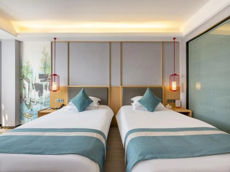 Bed in GreenTree Eastern Hotel Chuzhou Government East Garden Road