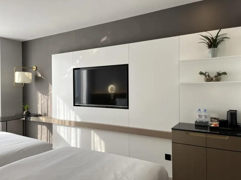 Bed in GreenTree Eastern Hotel Yiwu International Trade City