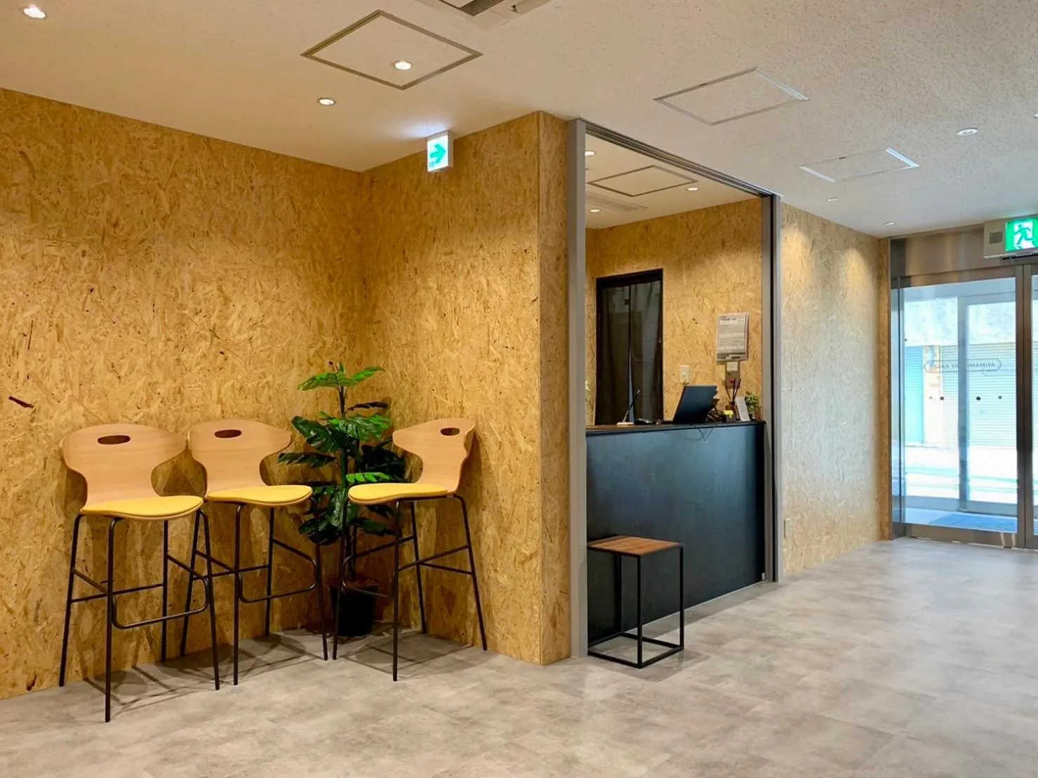 Lobby or reception in CHECKinn Osaka Shinimamiya