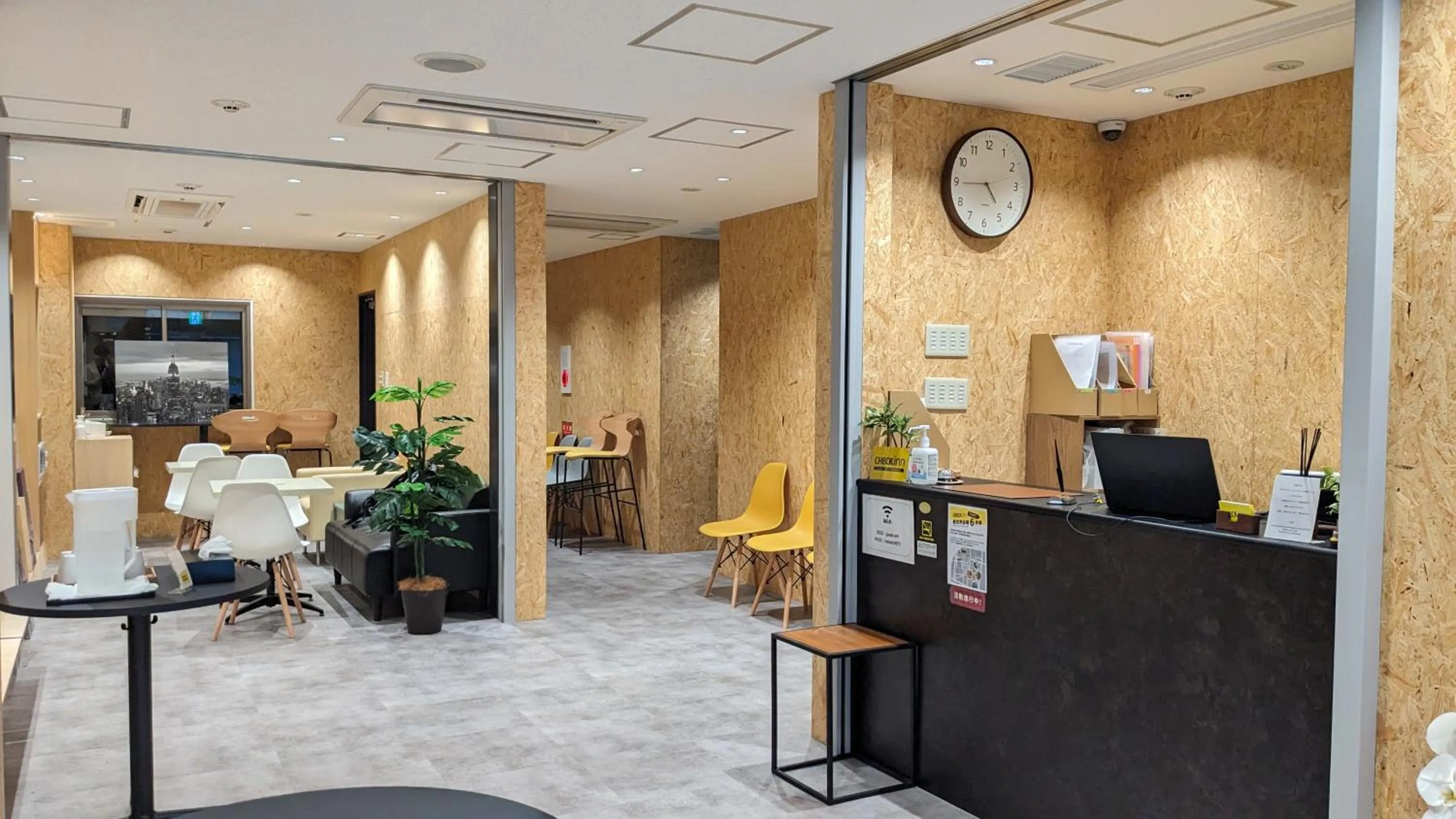 Lobby or reception in CHECKinn Osaka Shinimamiya