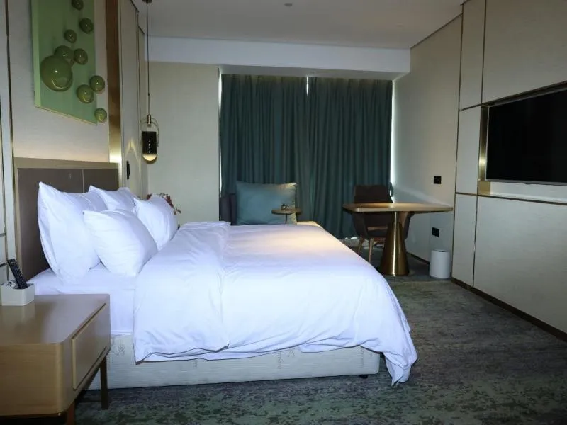 Bed in Geli Hotel Bengbu Wanda Plaza Nanxiang City