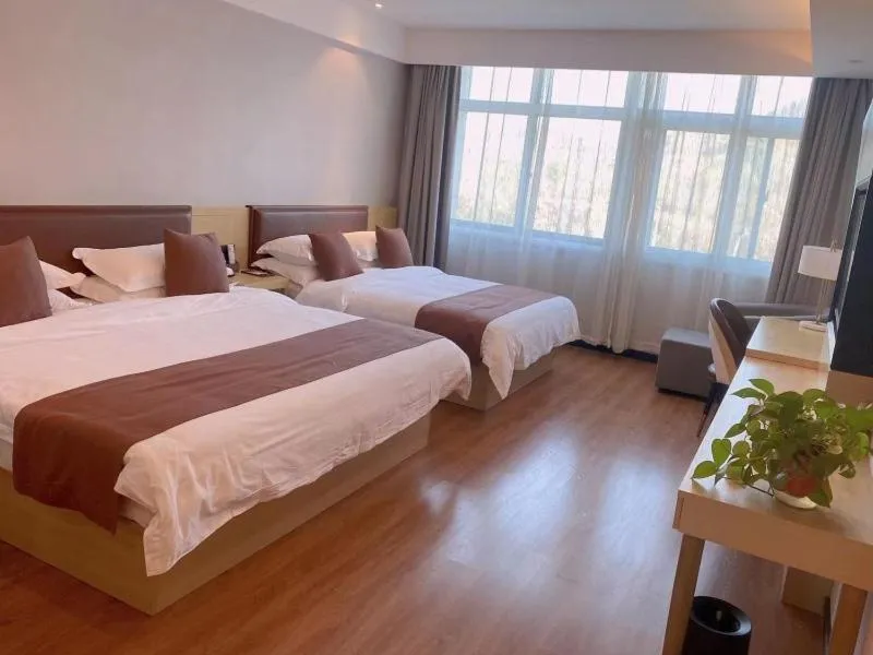 Bed in Geli Hotel Bengbu Wanda Plaza Nanxiang City