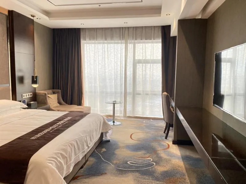 Bed in Geli Hotel Bengbu Wanda Plaza Nanxiang City