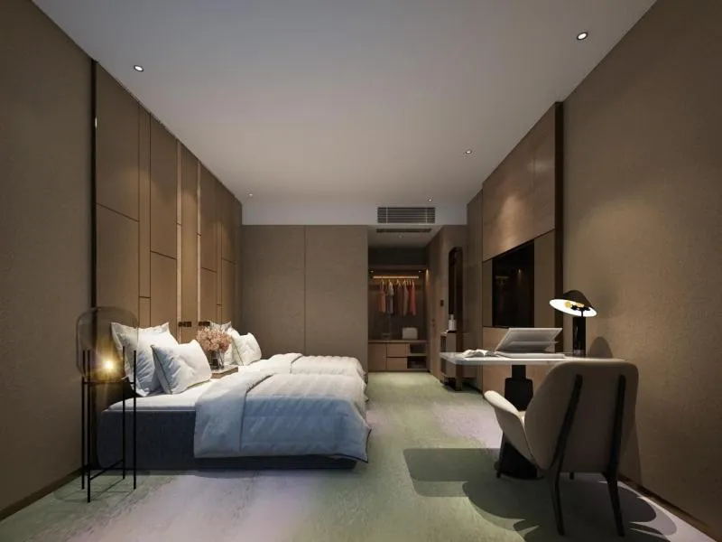 Bed in Geli Hotel Bengbu Wanda Plaza Nanxiang City