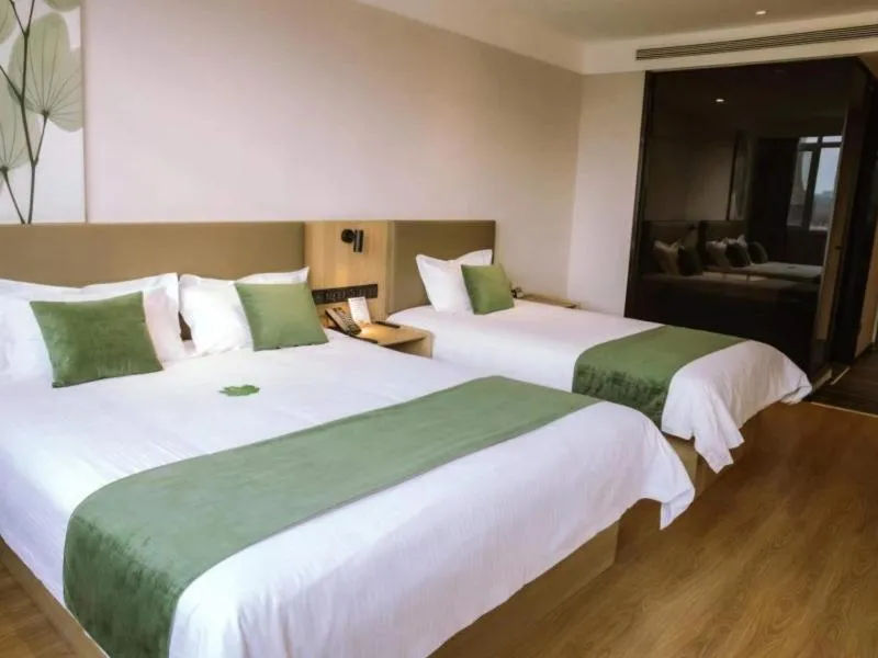 Bed in Gya Hotel Suzhou Hanshan Temple Binhe Road