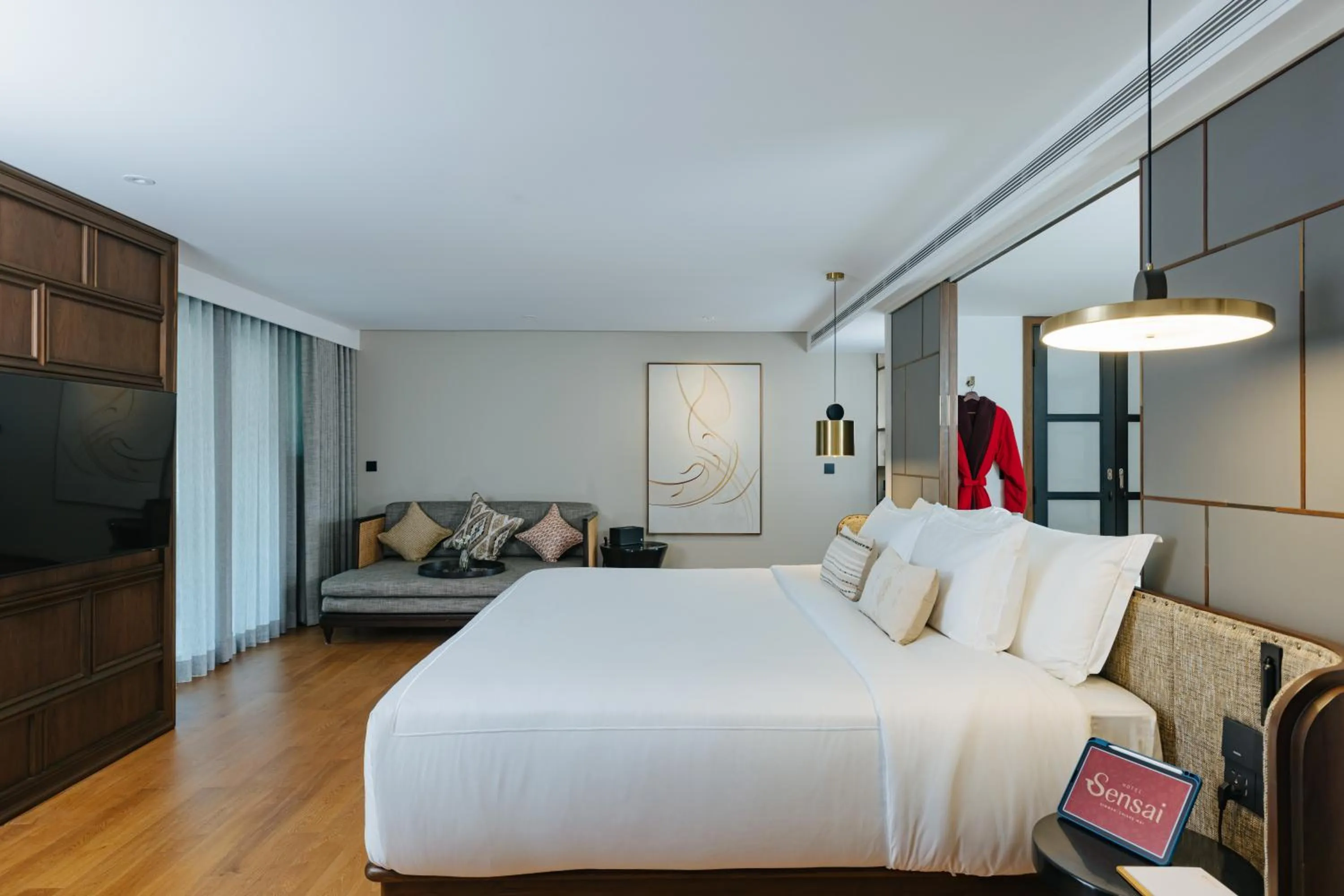 TV and multimedia, Bed in Hotel Sensai Nimman Chiang Mai - Adults Only