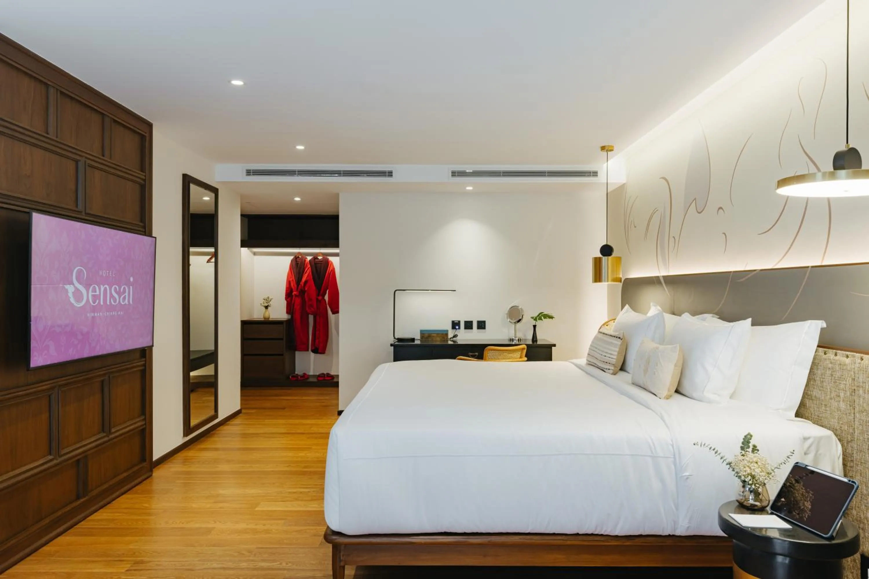 Bedroom, Bed in Hotel Sensai Nimman Chiang Mai - Adults Only