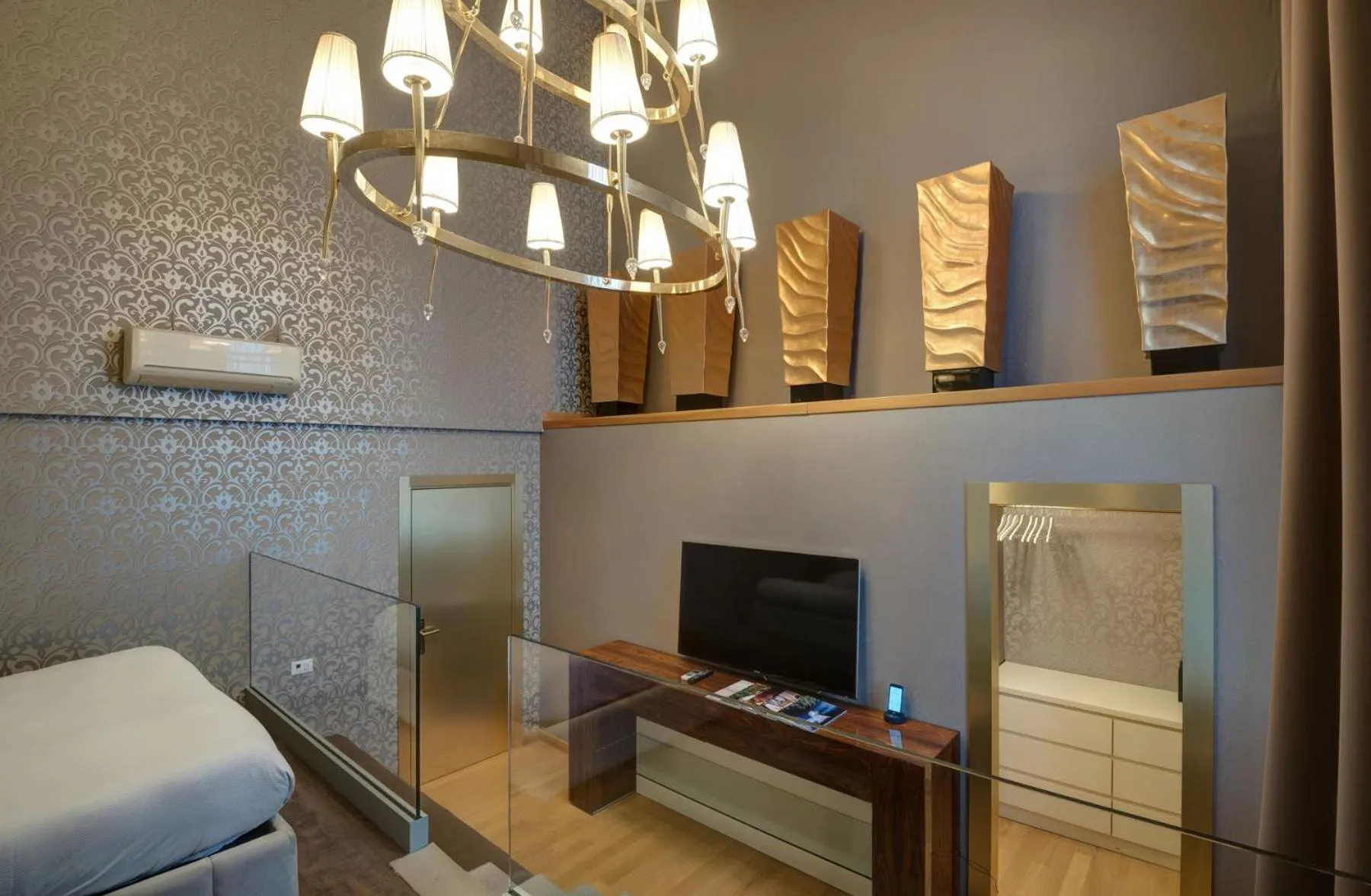 Living room in Penthouse Suite Rome - Private Suites