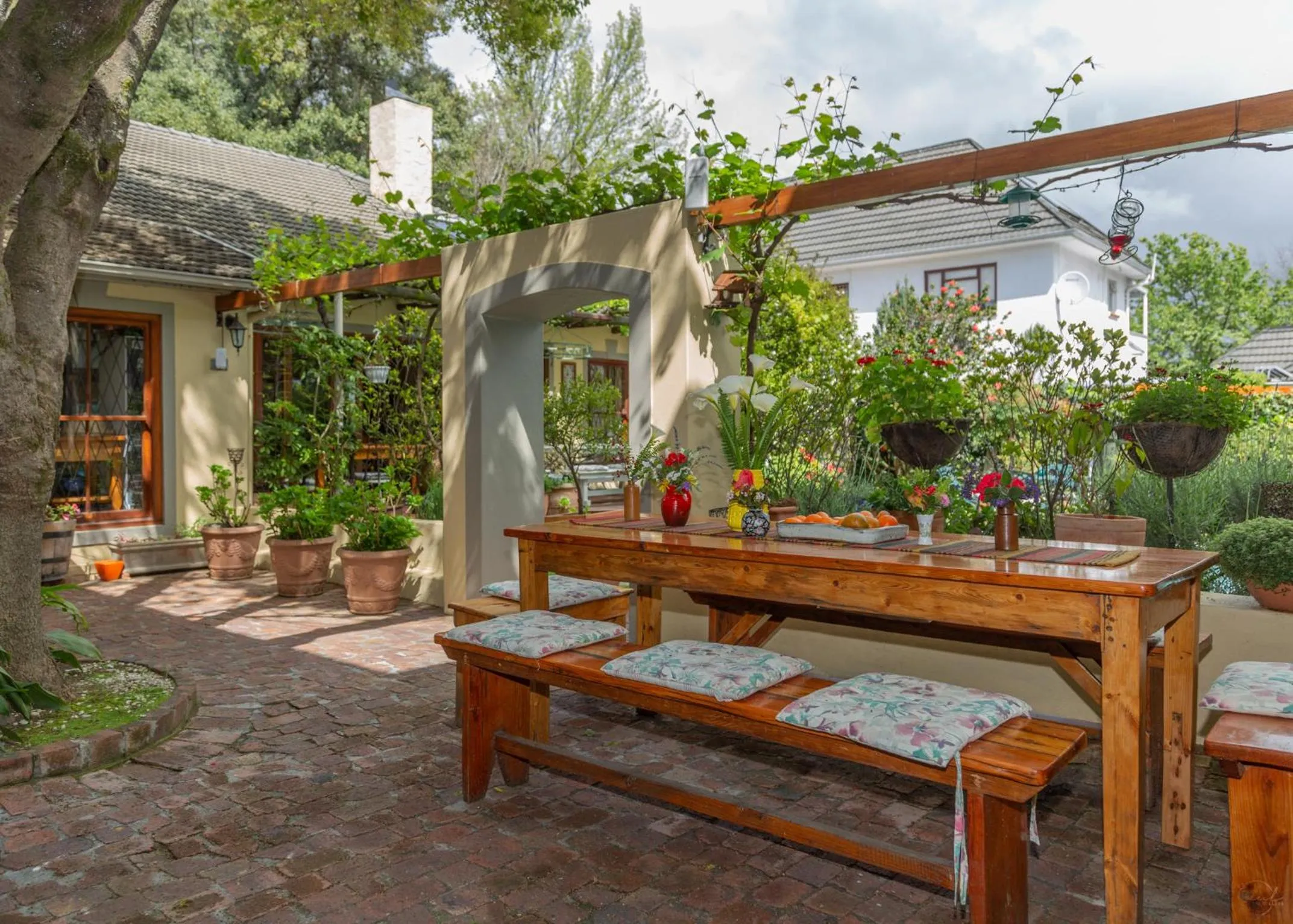 Patio in 10 Alexander B&B