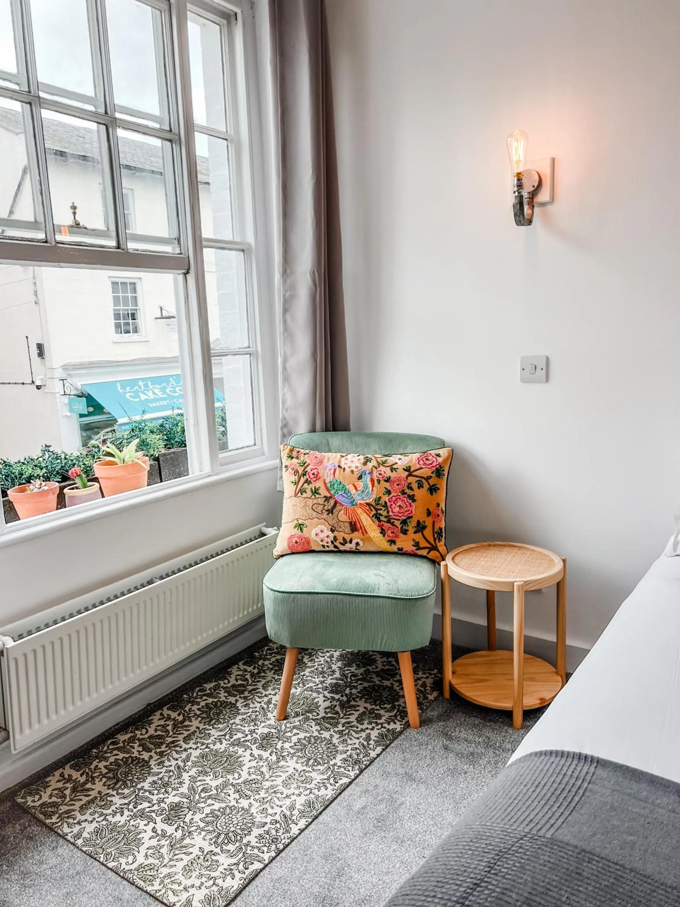 Bed in Dog and Whistle Pub