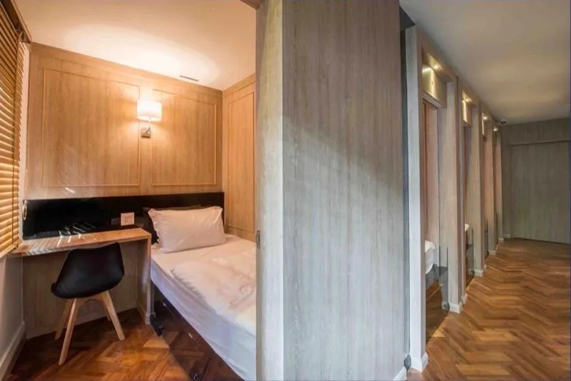 Bed in The poshtel Bangkok By Benya