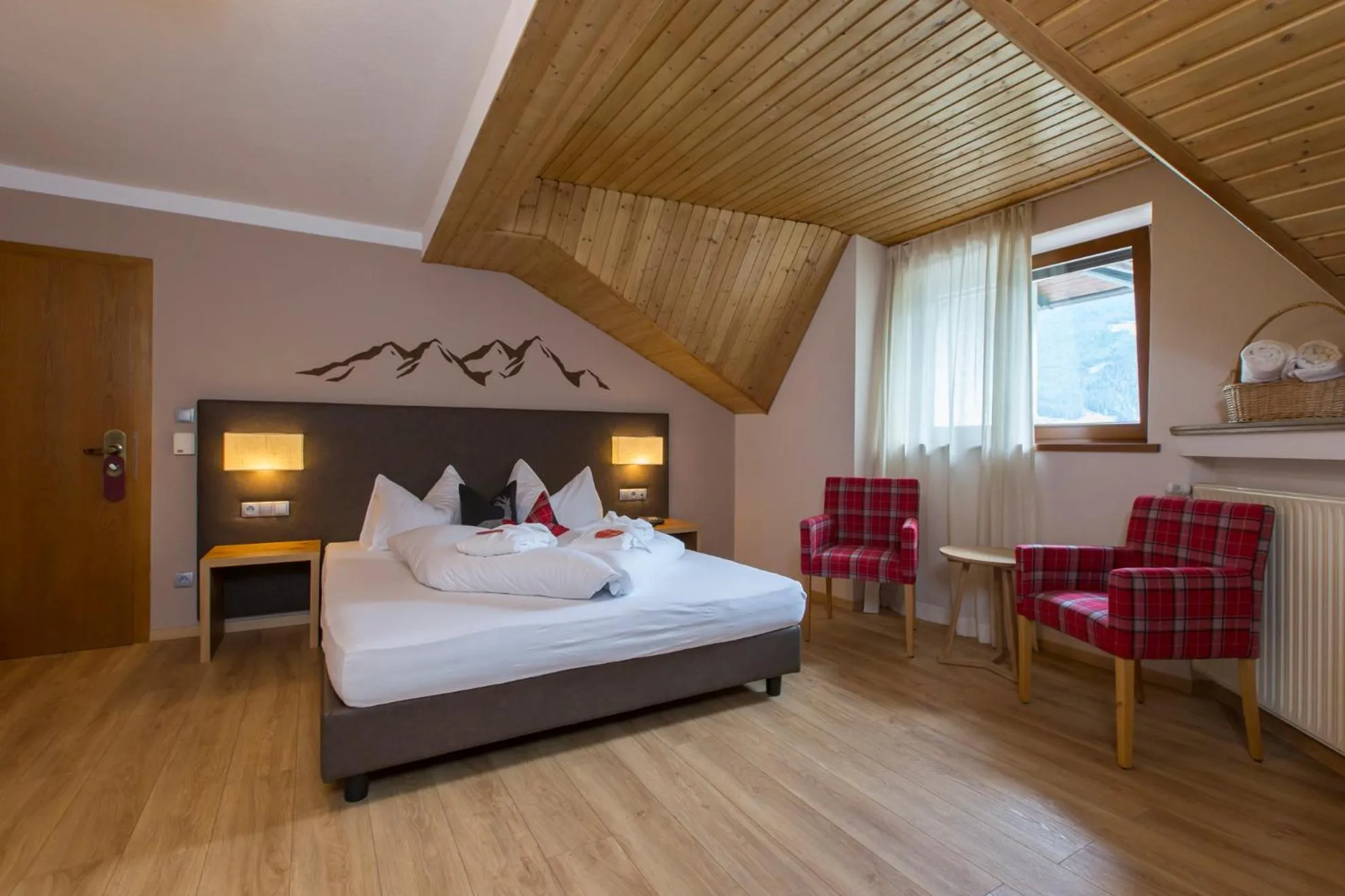 Photo of the whole room, Bed in Hotel Mühlenerhof