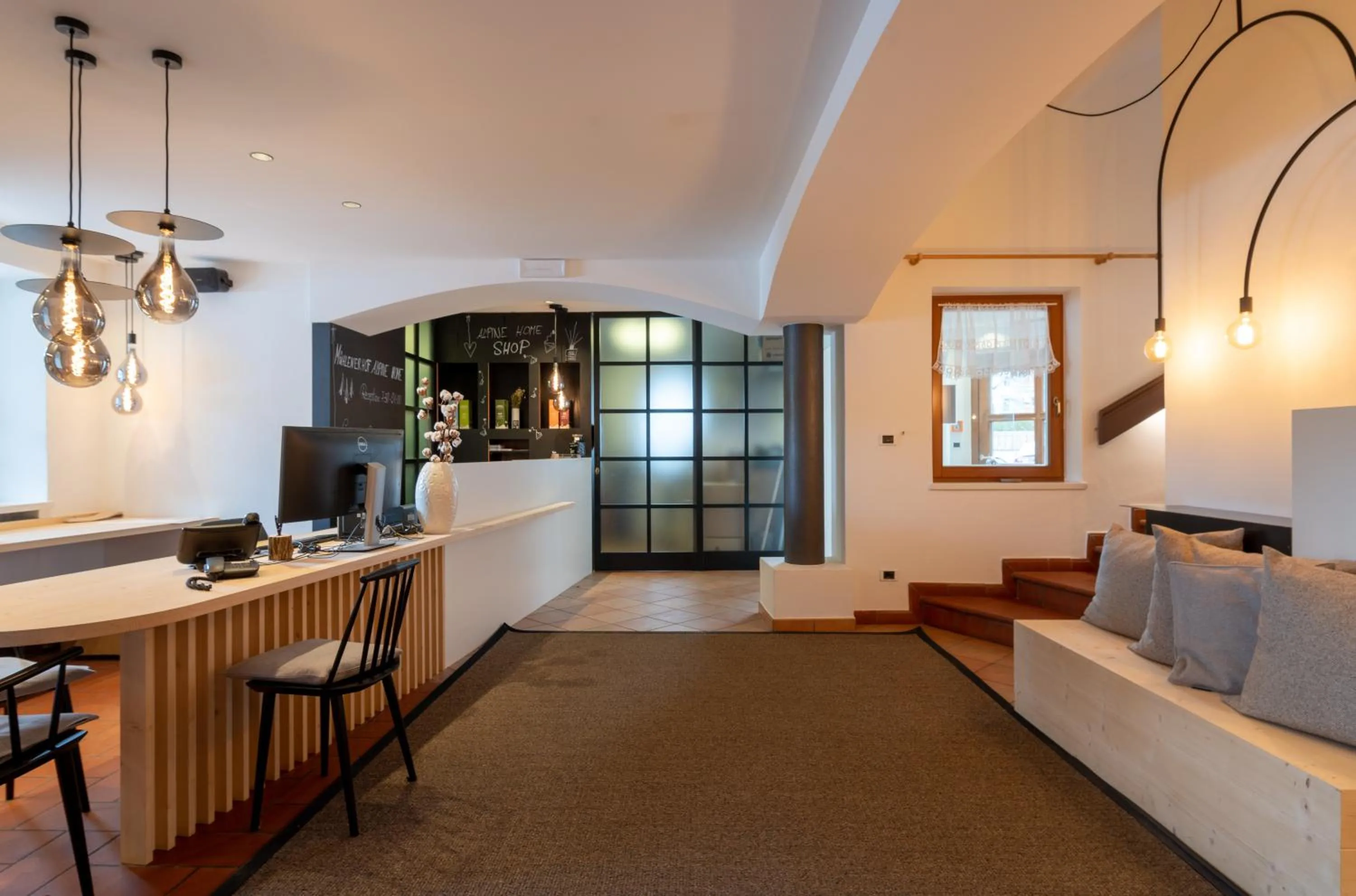 Lobby or reception in Hotel Mühlenerhof